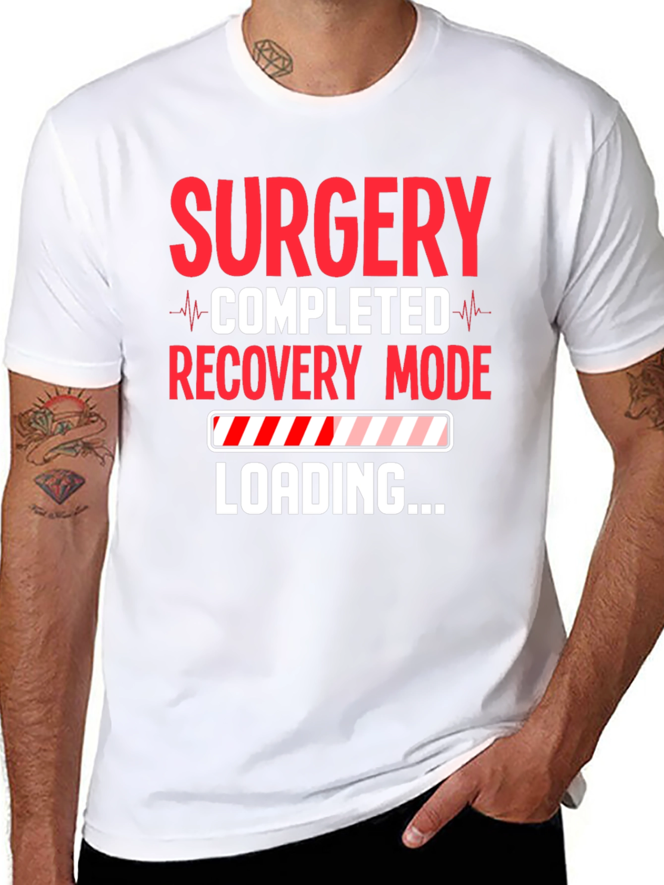 Surgery Recovery Mode Loading Graphic Tee