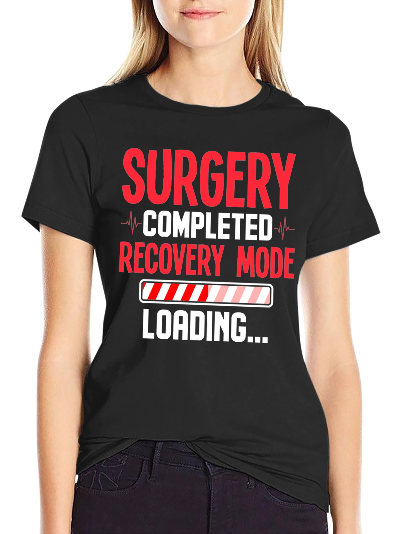 Surgery Recovery Mode Loading Graphic Tee