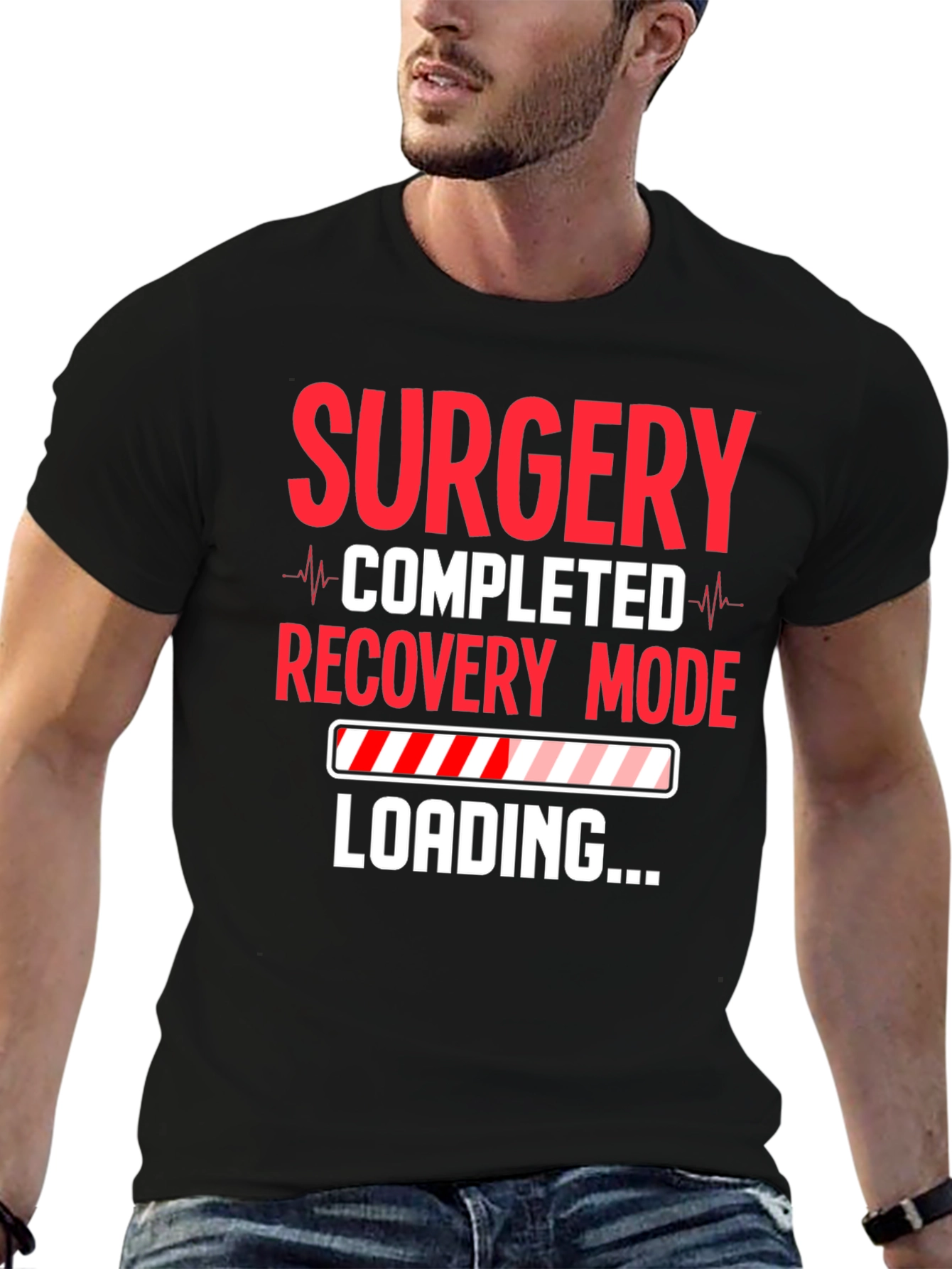Surgery Recovery Mode Loading Graphic Tee