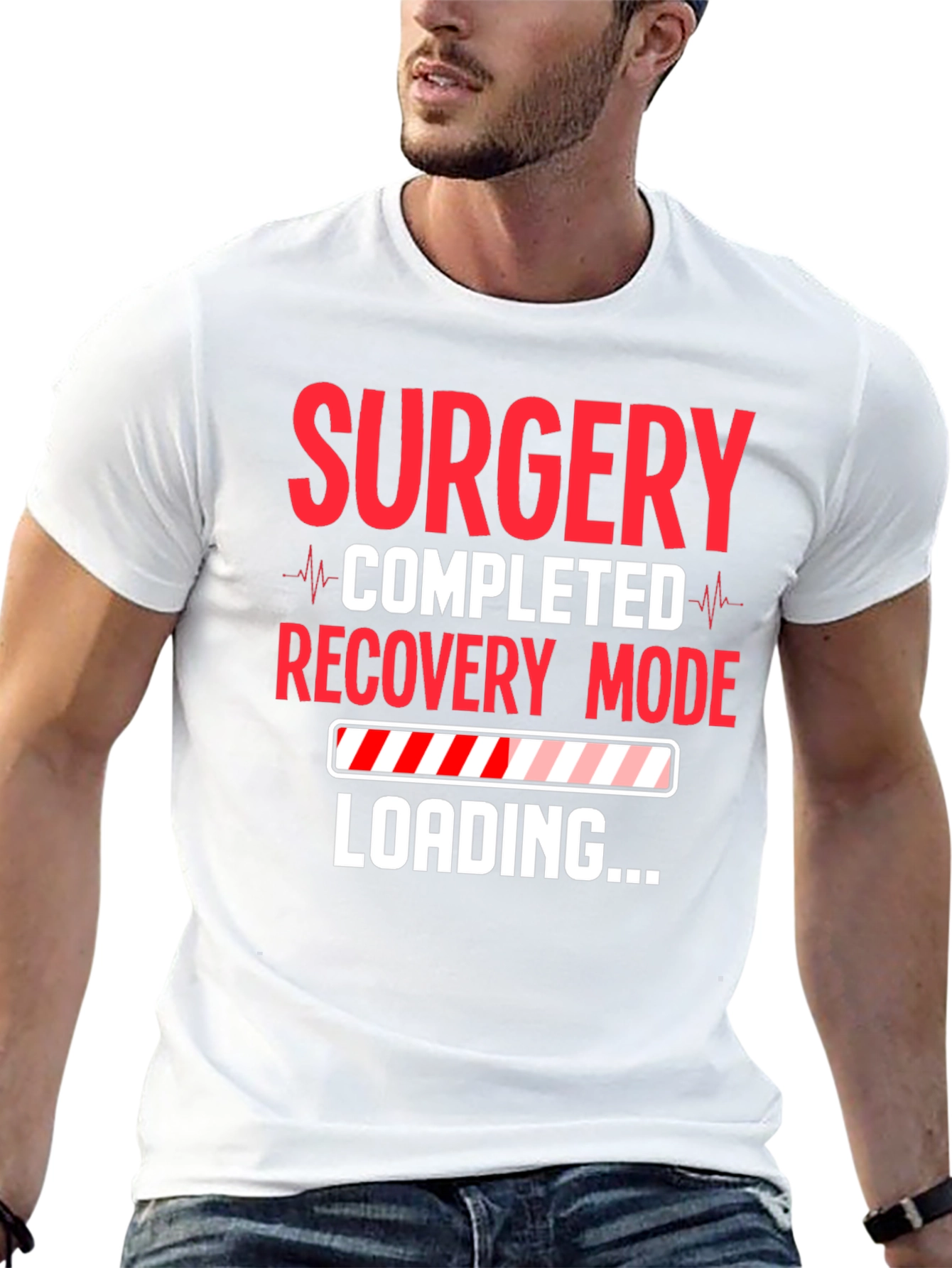 Surgery Recovery Mode Loading Graphic Tee