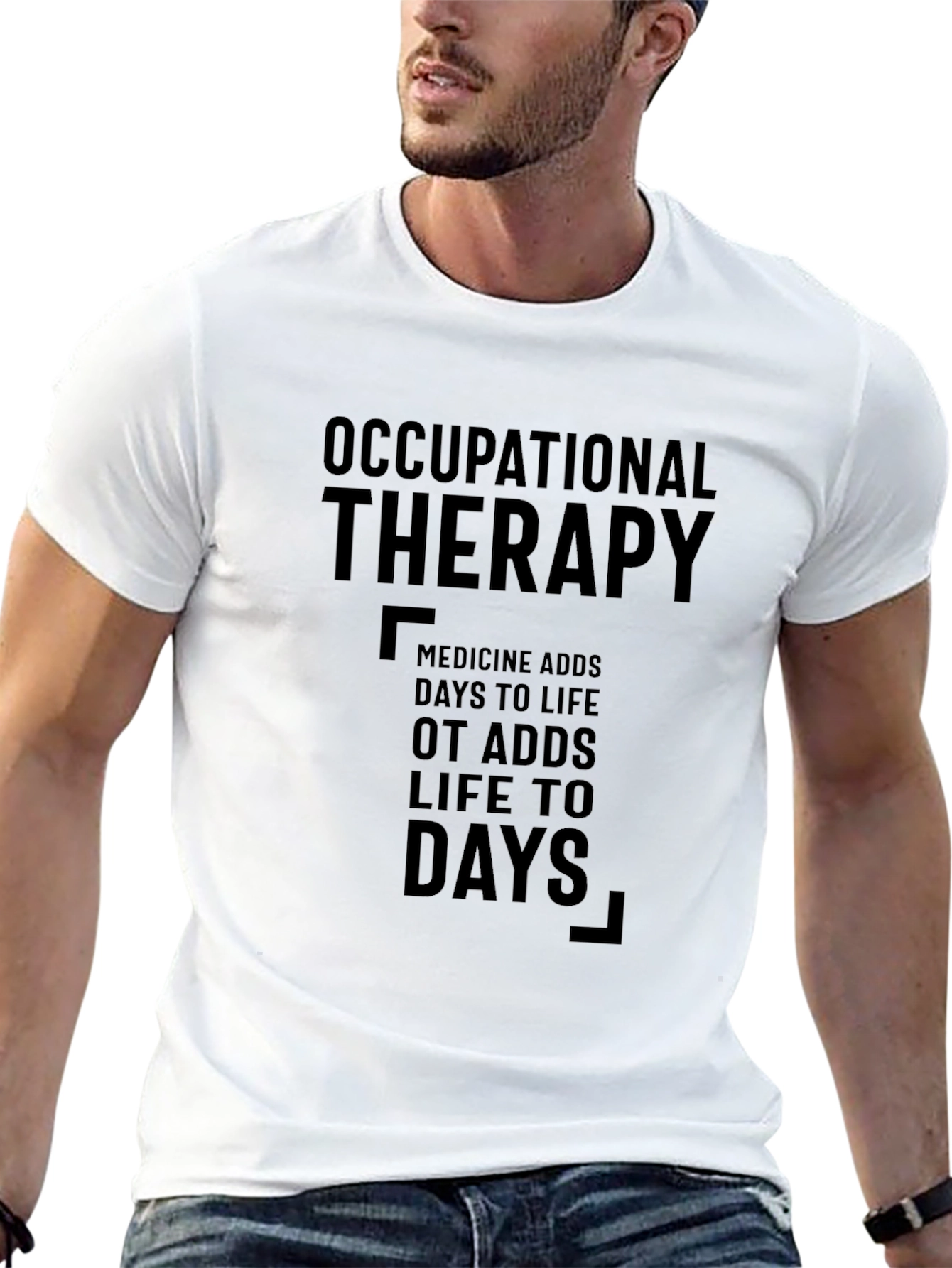 Occupational Therapy Black Graphic T-Shirt