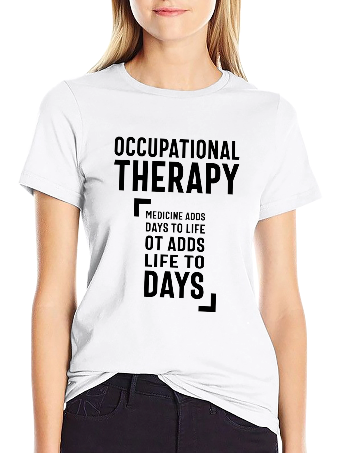 Occupational Therapy Black Graphic T-Shirt