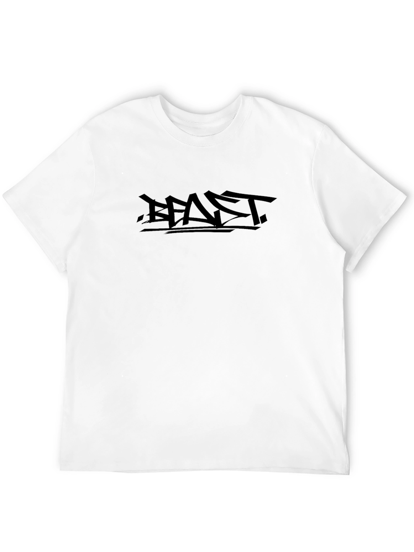 BEAST Graphic Print T-Shirt - Black