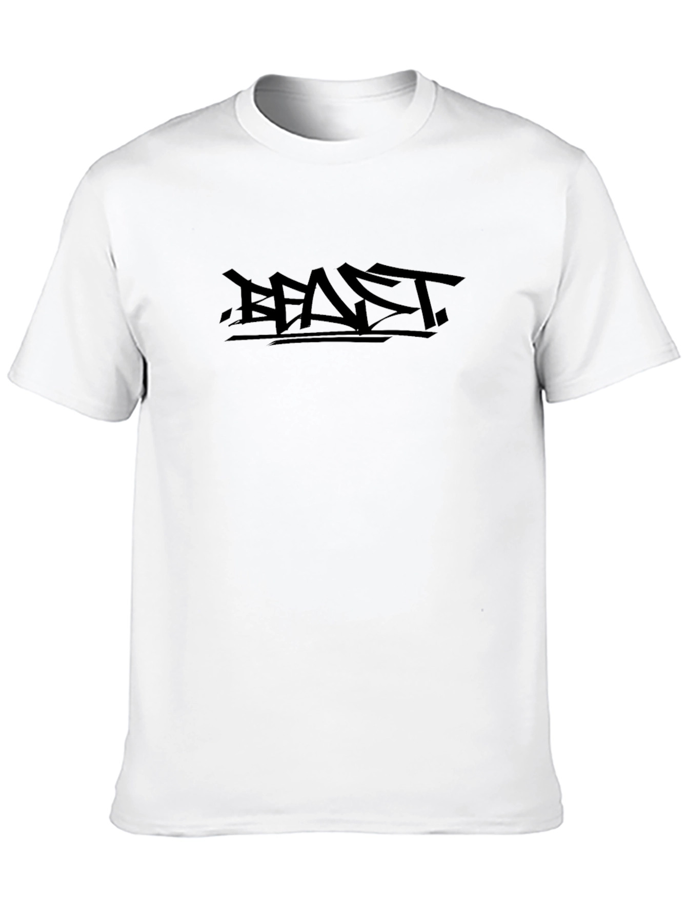 BEAST Graphic Print T-Shirt - Black