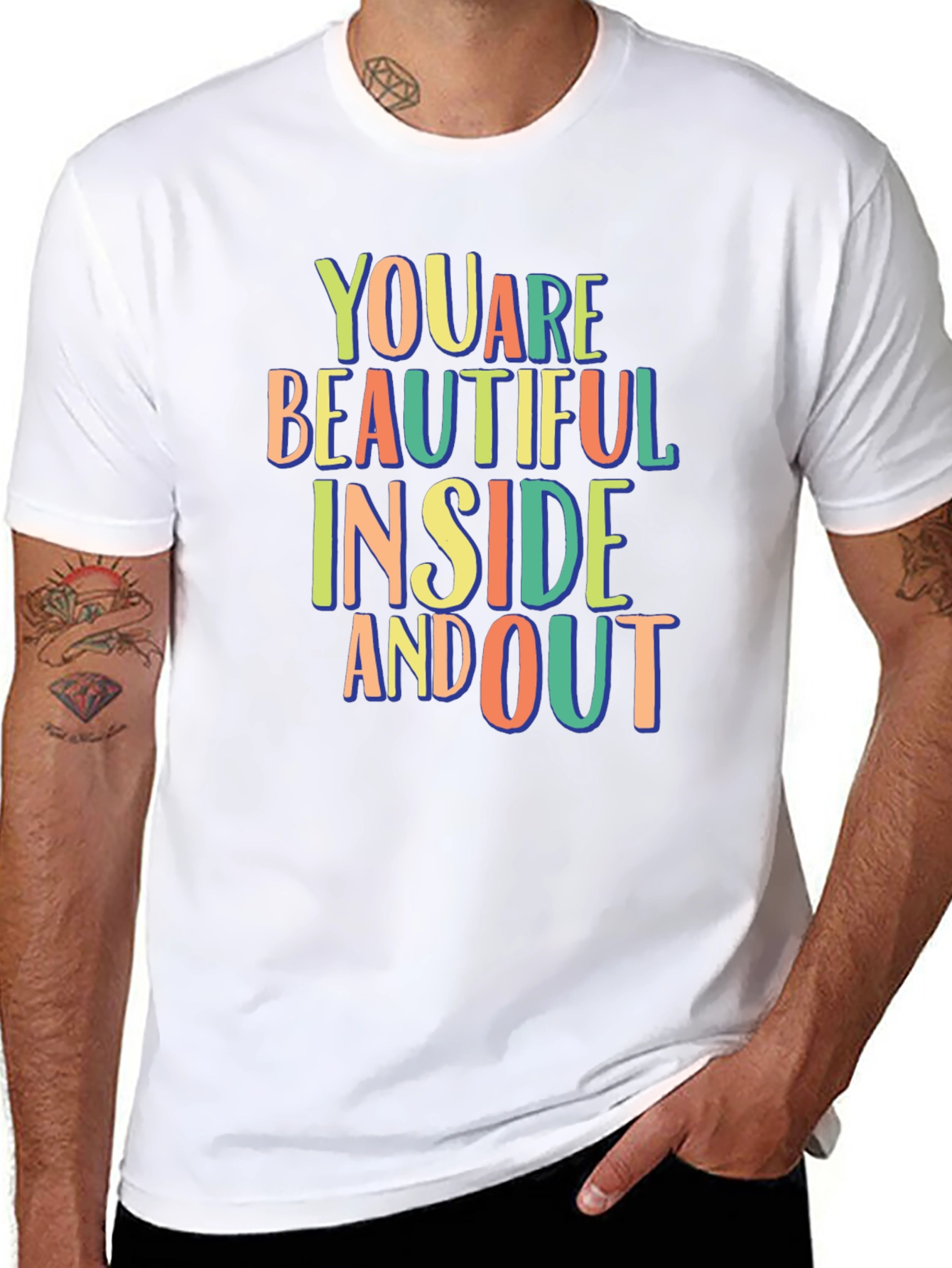 You Are Beautiful Inside and Out Graphic Tee