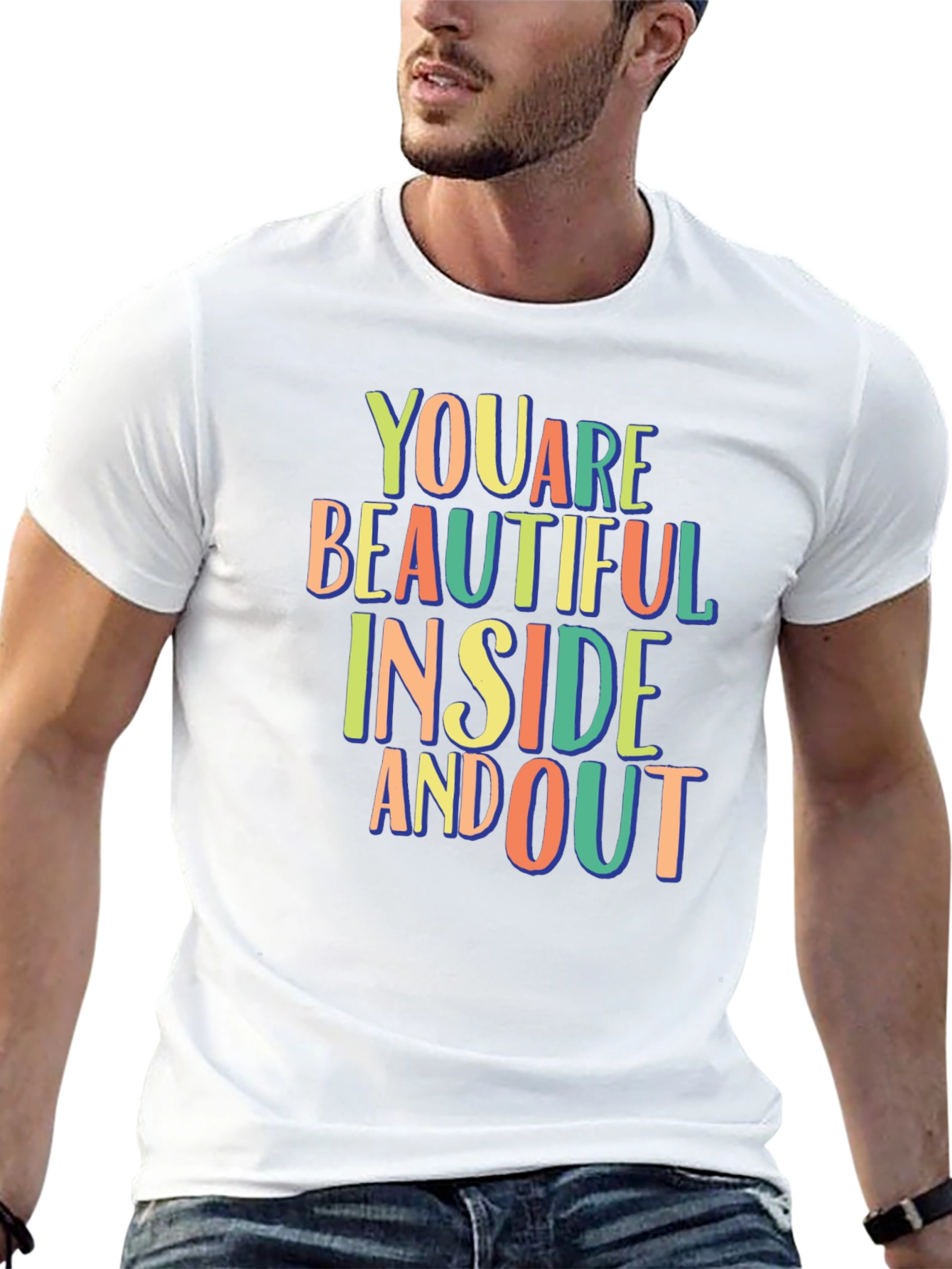 You Are Beautiful Inside and Out Graphic Tee