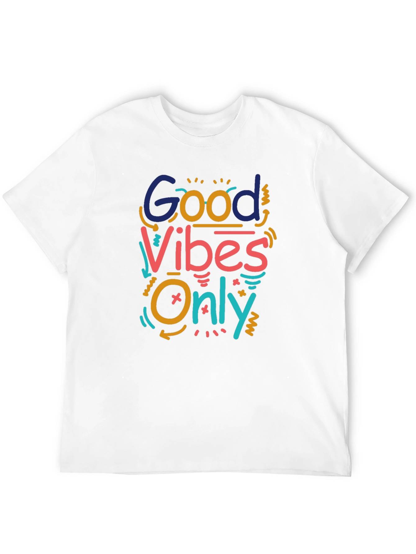Good Vibes Only Graphic Tee - Black