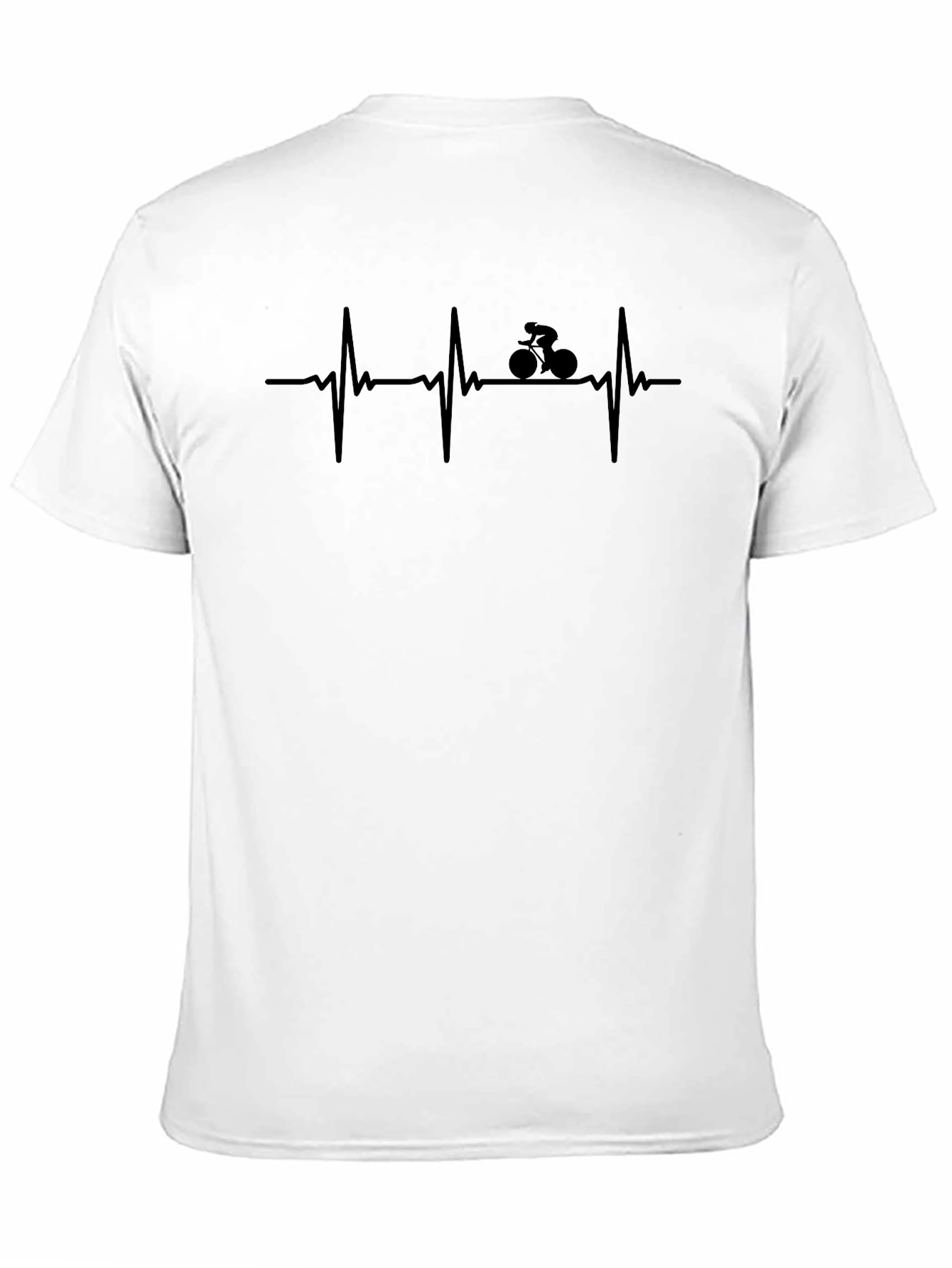 Cycling Heartbeat T-Shirt - Ride Your Passion!
