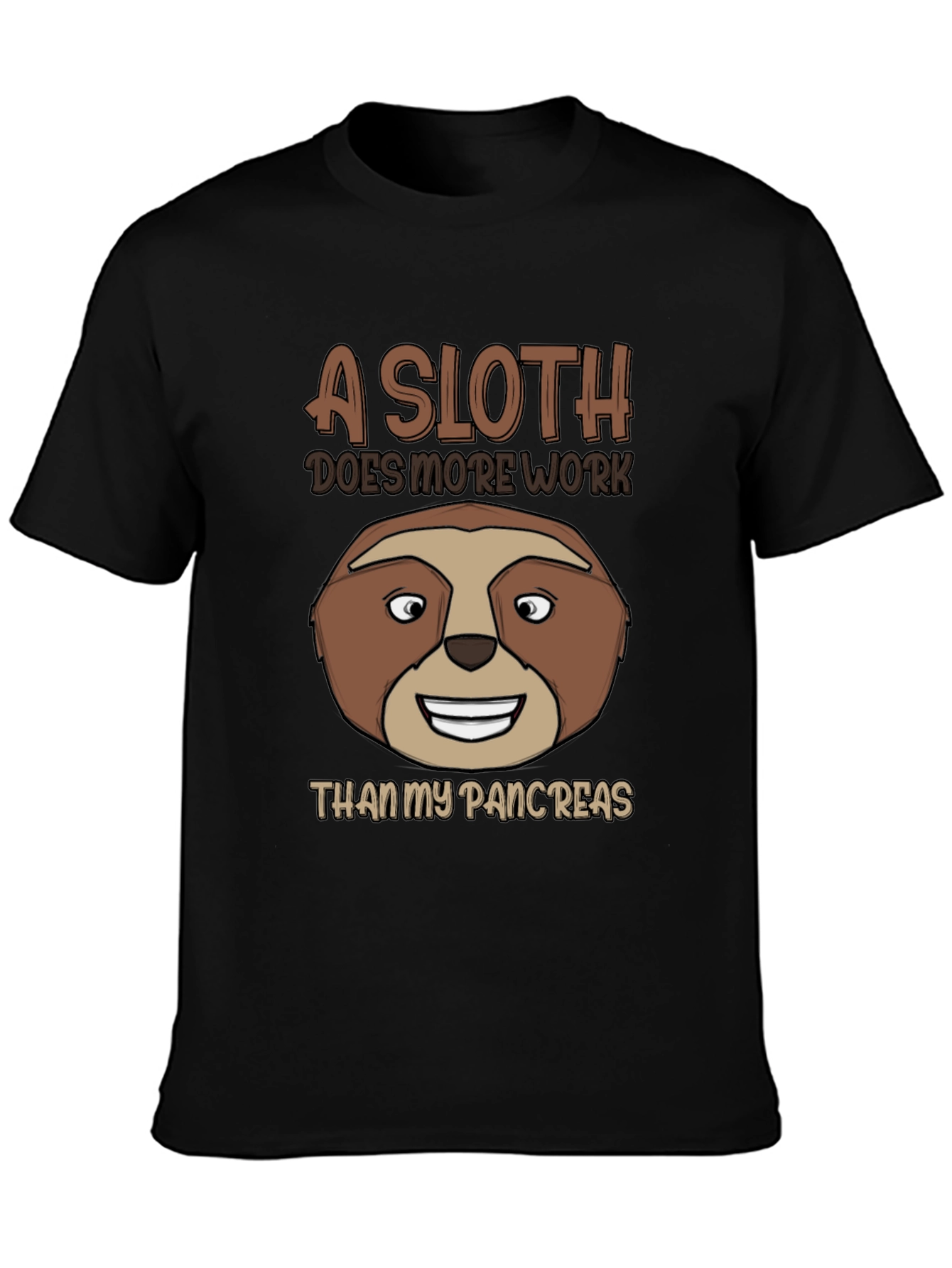 Funny Sloth Pancreas T-Shirt