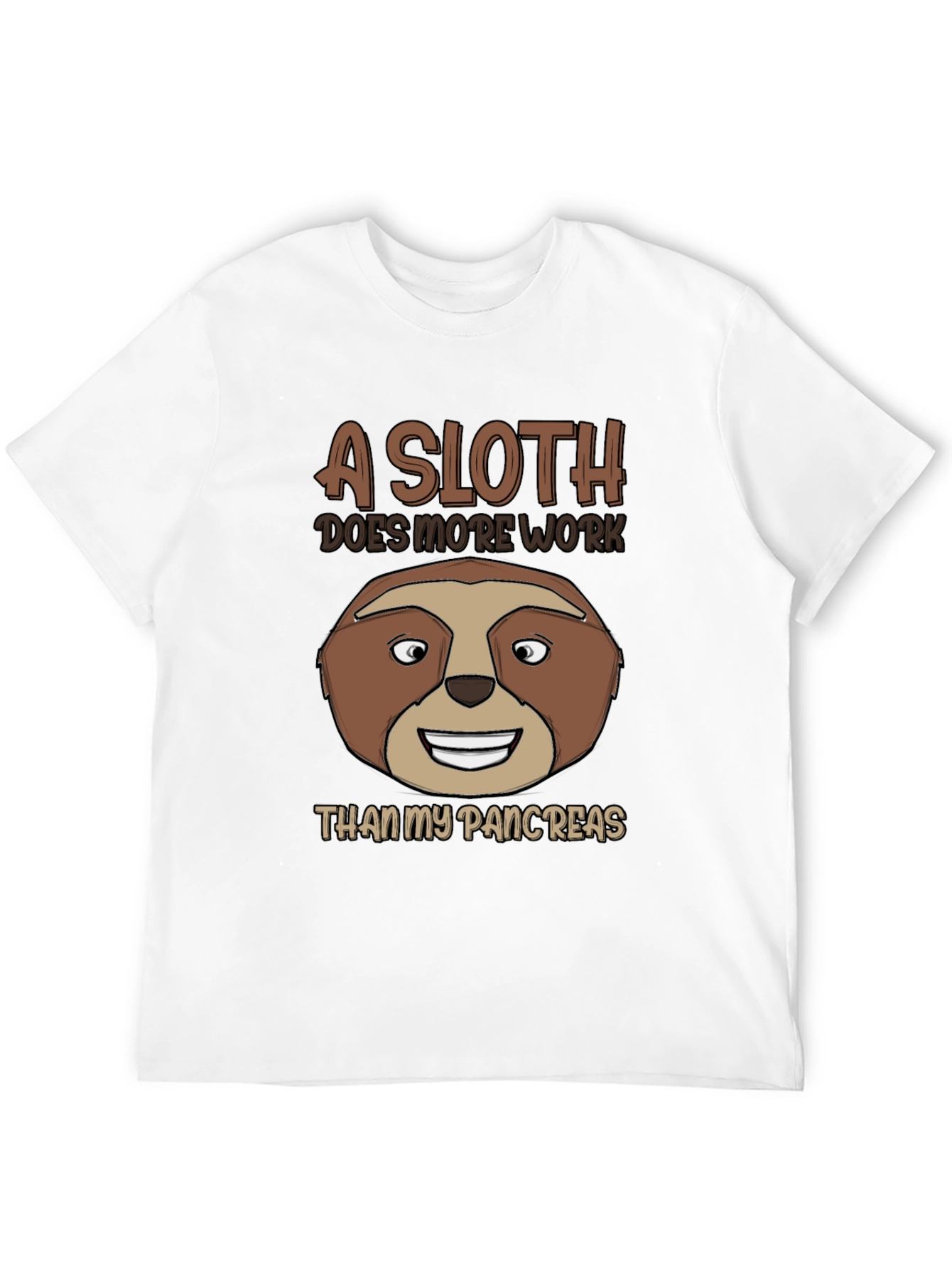 Funny Sloth Pancreas T-Shirt