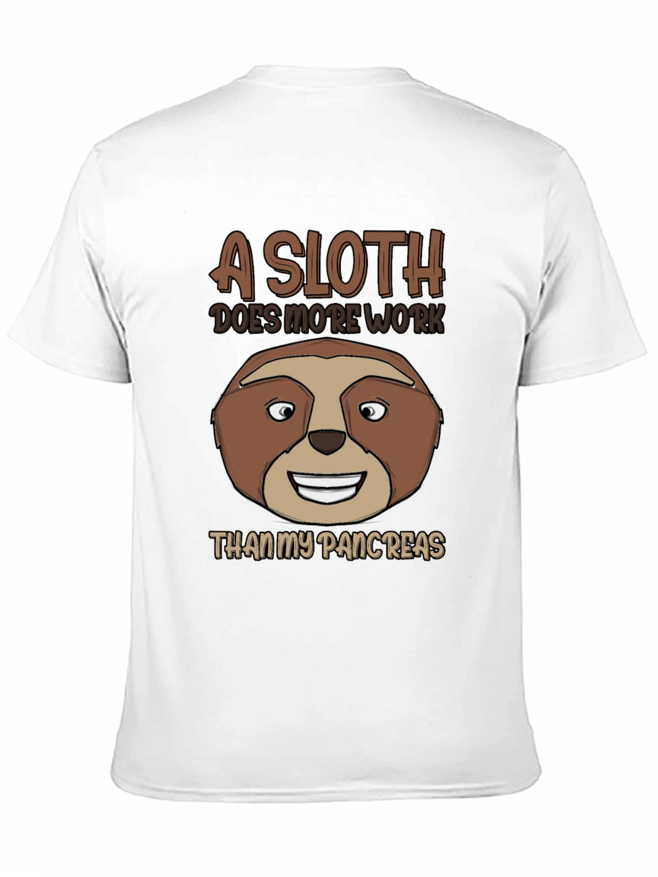 Funny Sloth Pancreas T-Shirt