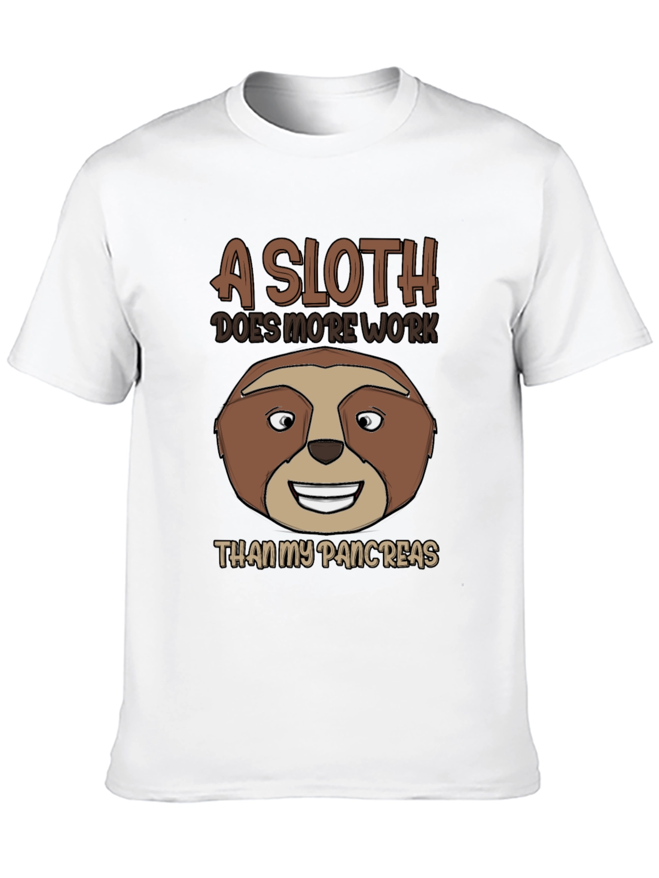 Funny Sloth Pancreas T-Shirt