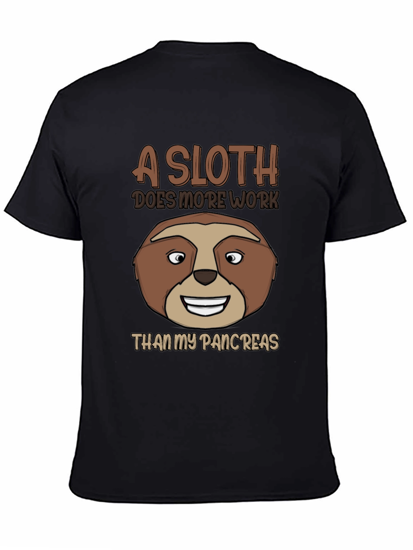 Funny Sloth Pancreas T-Shirt