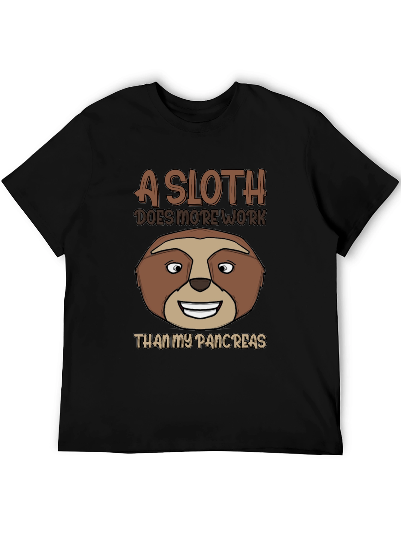 Funny Sloth Pancreas T-Shirt