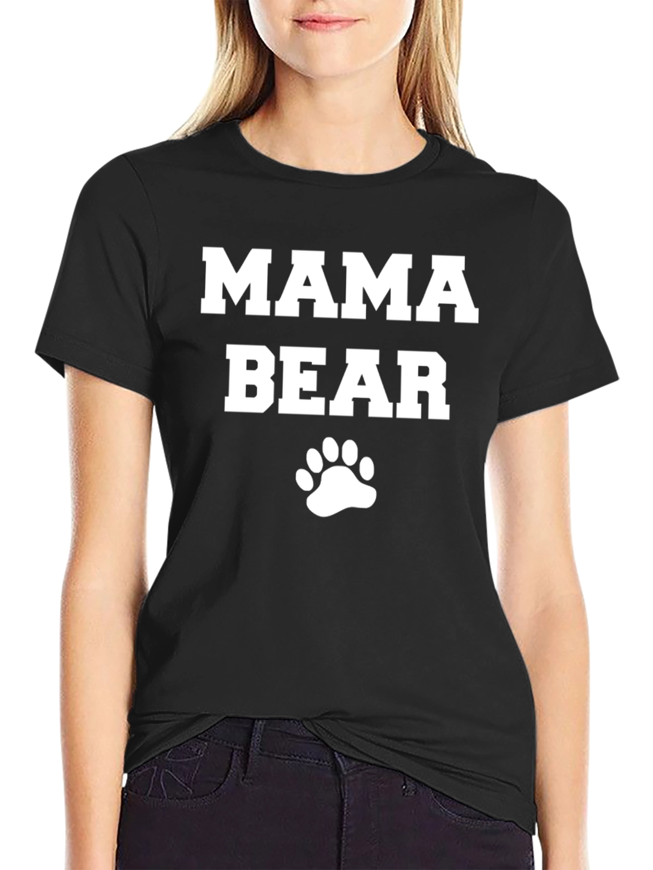 Mama Bear T-Shirt - Black Tee