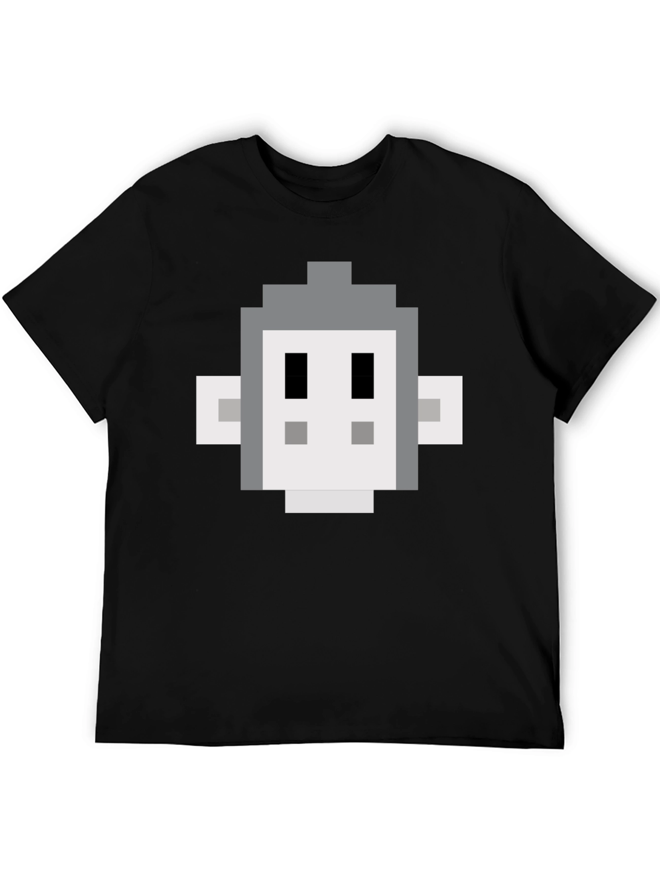 Pixelated Monkey T-Shirt - Retro Gaming Style