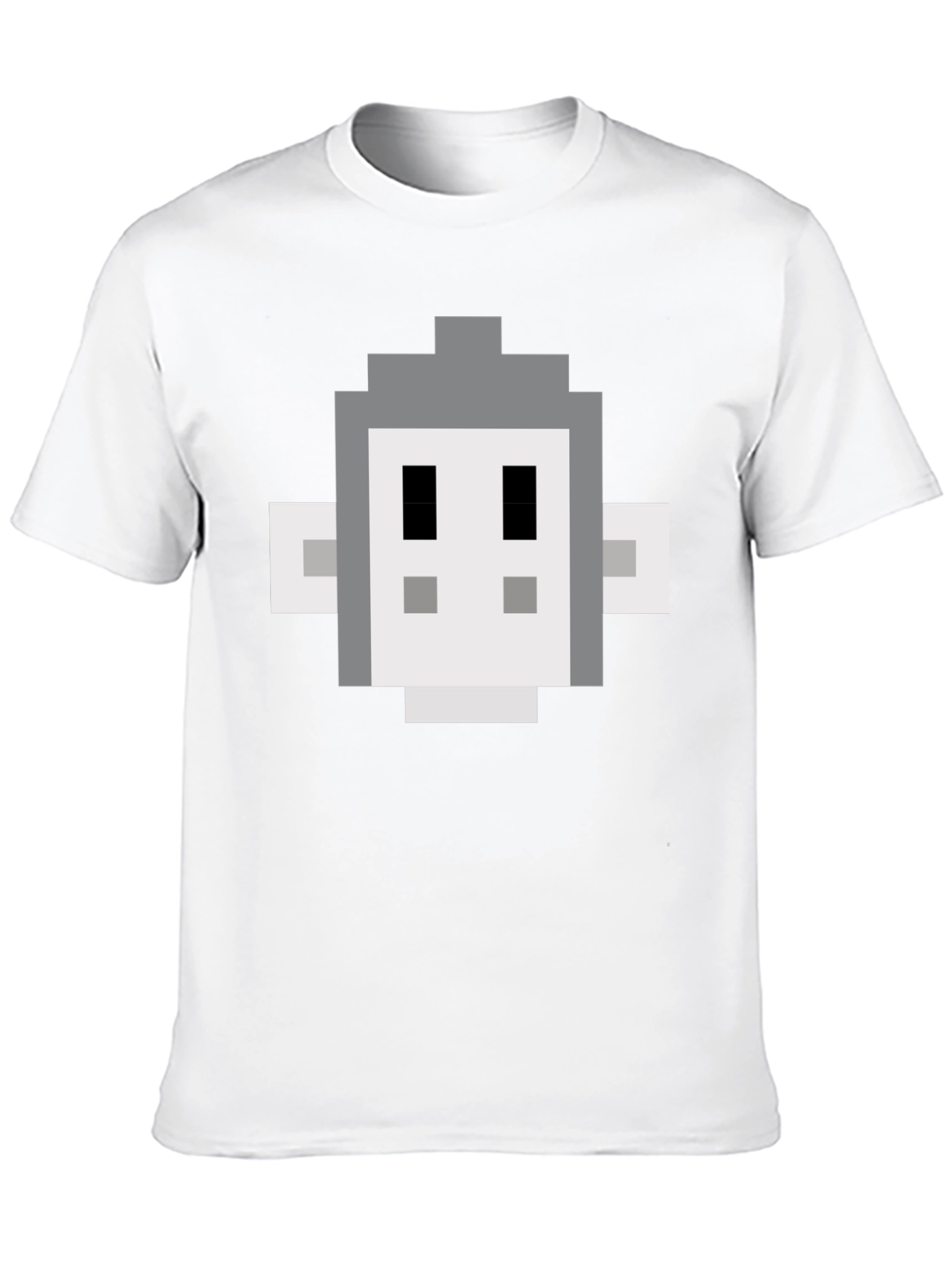 Pixelated Monkey T-Shirt - Retro Gaming Style