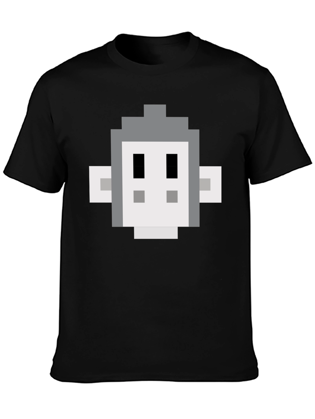 Pixelated Monkey T-Shirt - Retro Gaming Style