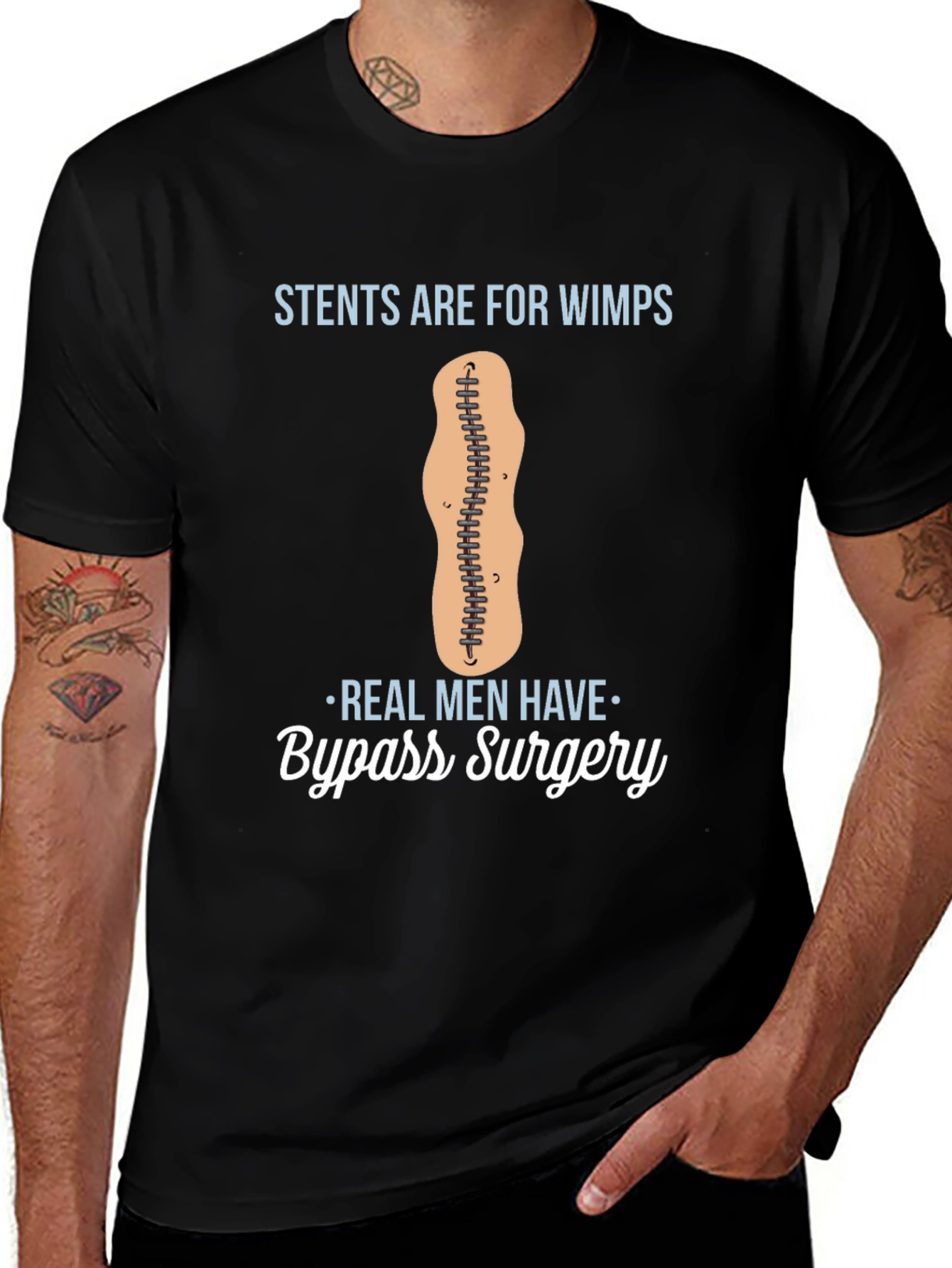 Stents Are For Wimps Bypass Surgery T-Shirt
