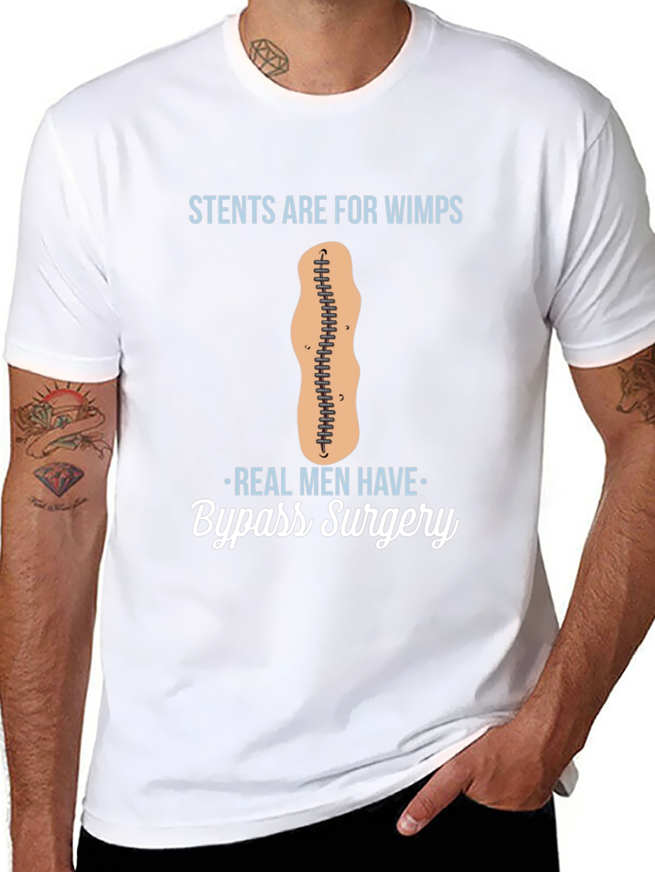 Stents Are For Wimps Bypass Surgery T-Shirt
