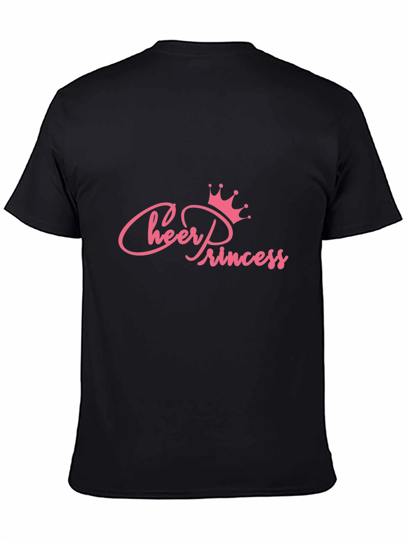 Cheer Princess Pink Graphic Print T-Shirt