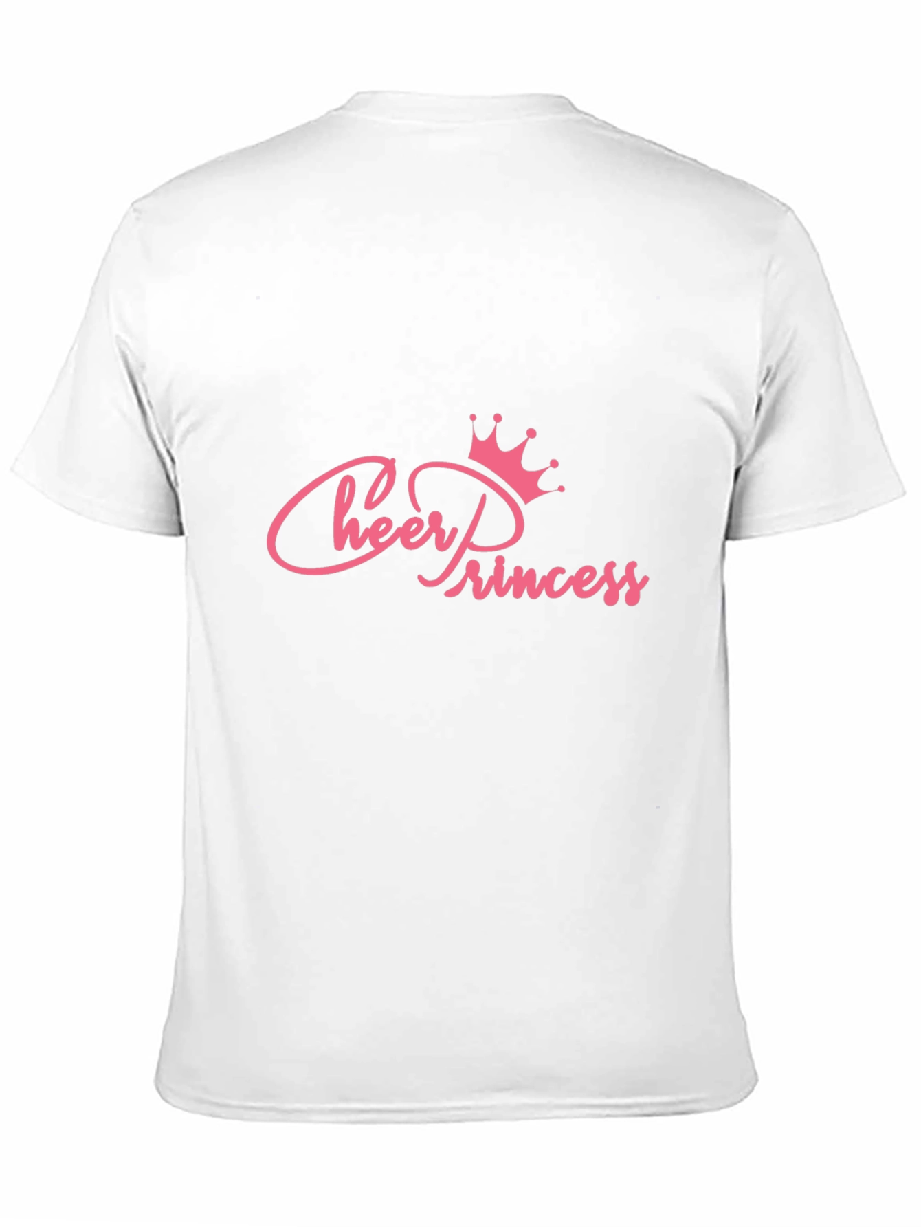 Cheer Princess Pink Graphic Print T-Shirt