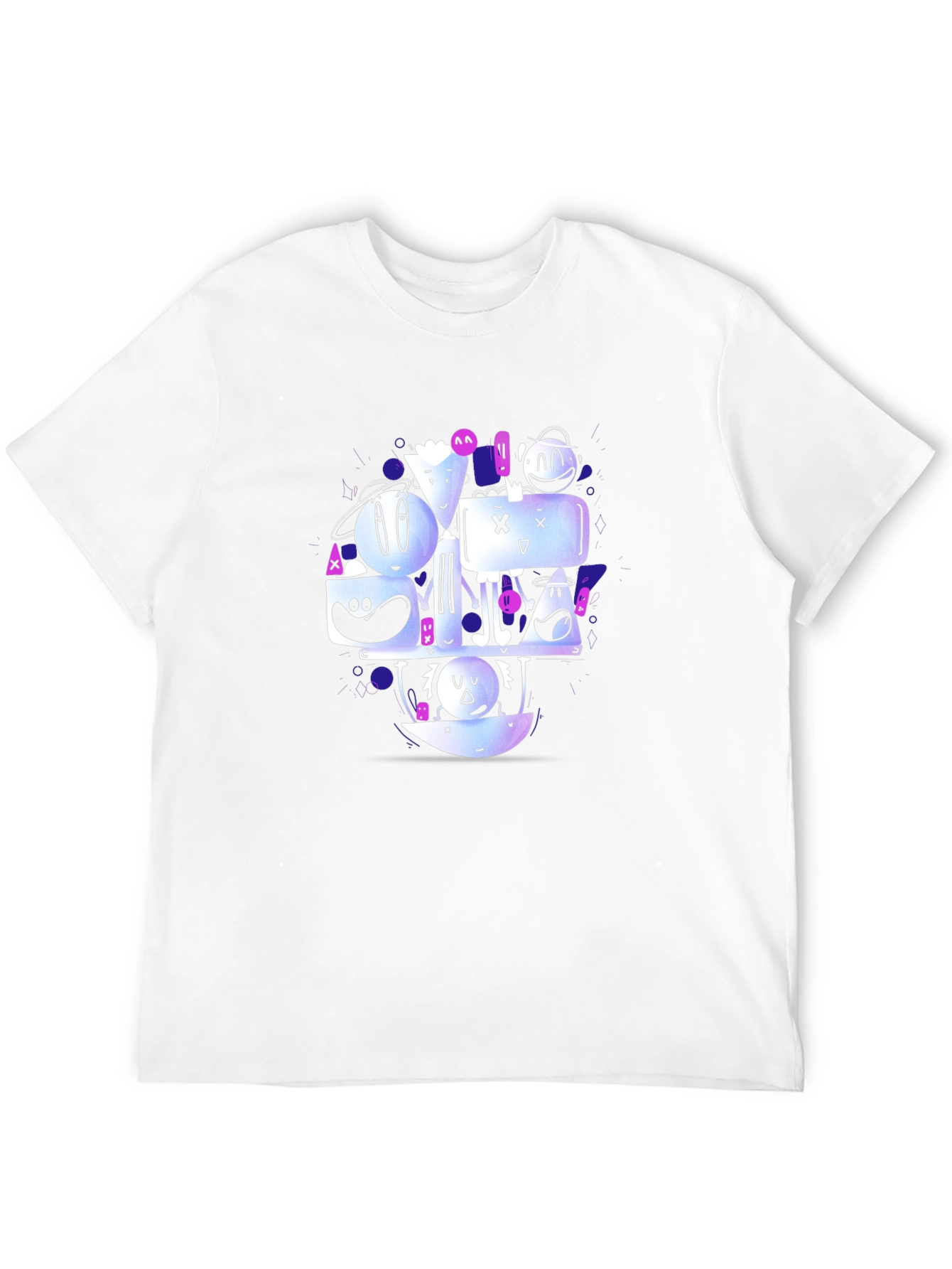 Funky Graphic Print Crew Neck T-Shirt