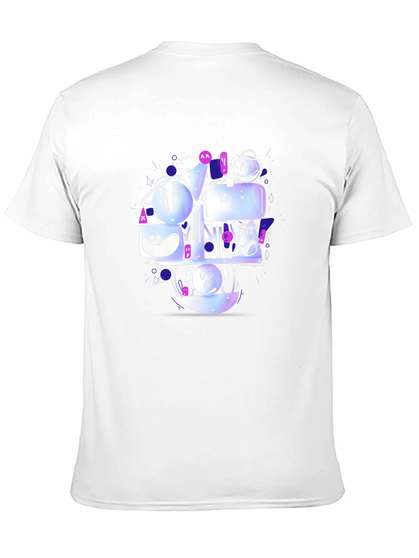 Funky Graphic Print Crew Neck T-Shirt