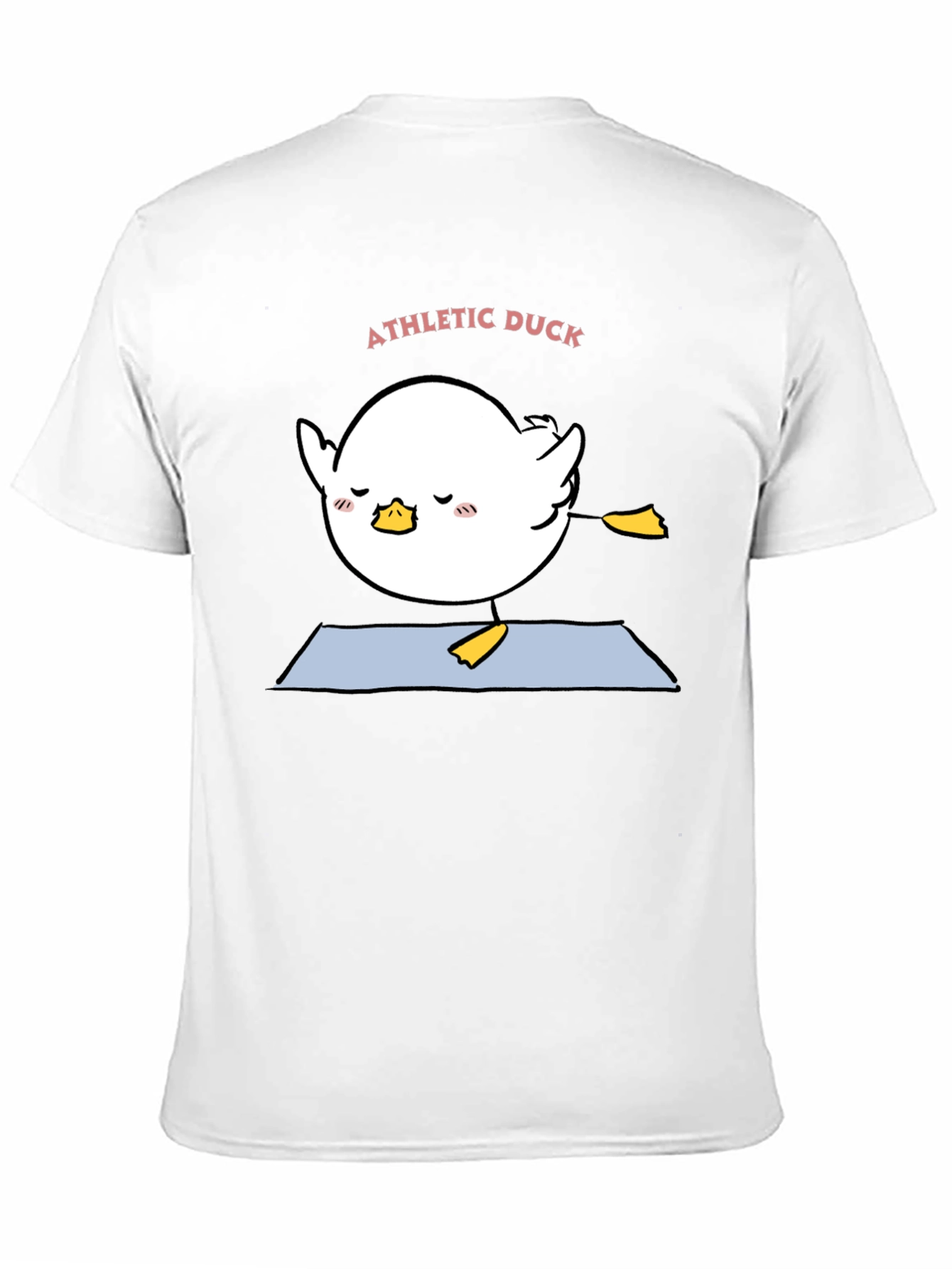 Athletic Duck Yoga T-Shirt - Black