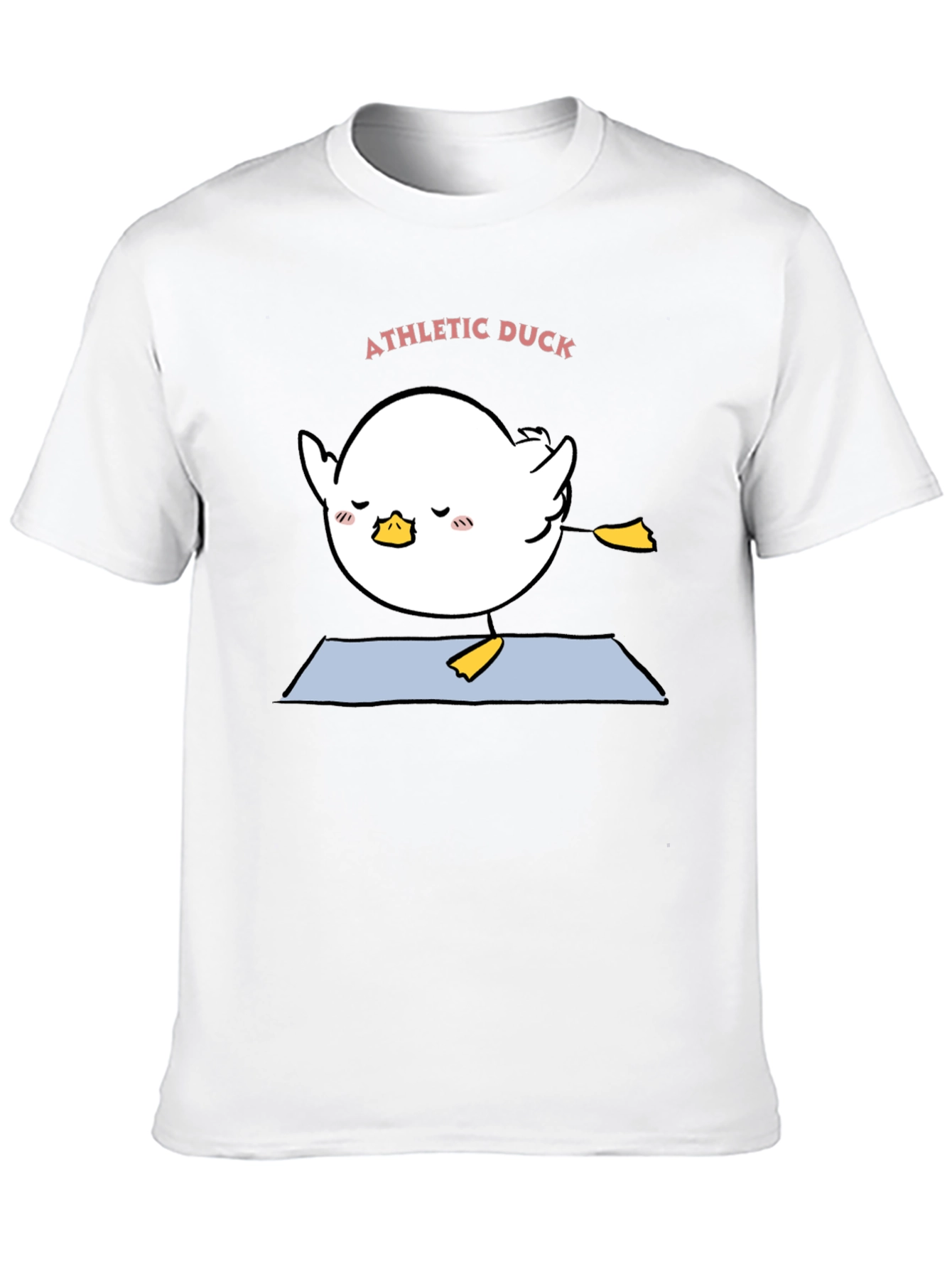 Athletic Duck Yoga T-Shirt - Black