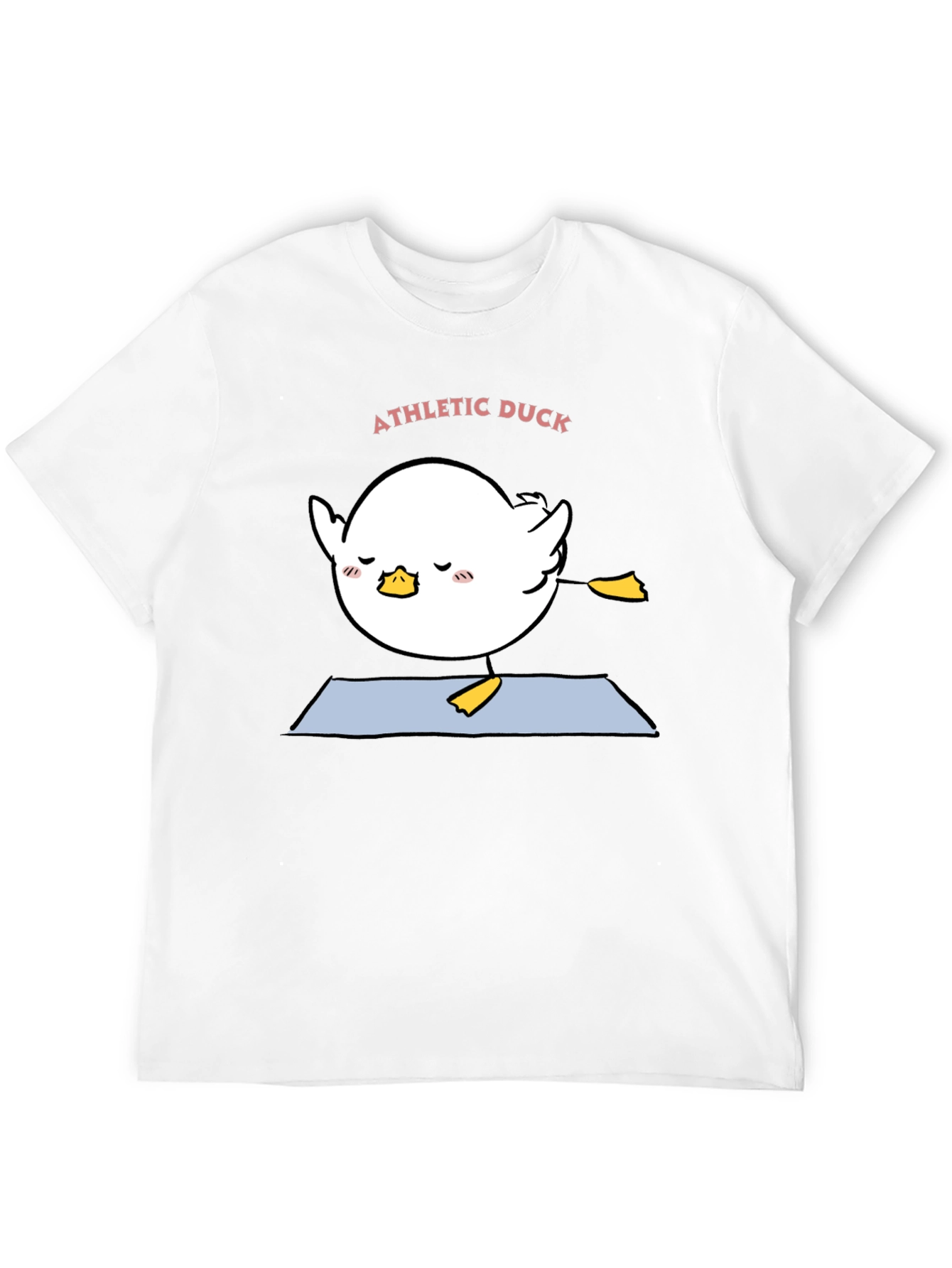 Athletic Duck Yoga T-Shirt - Black