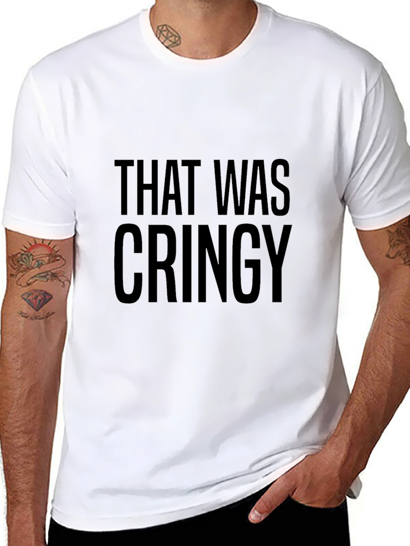 That Was Cringy Black Tee