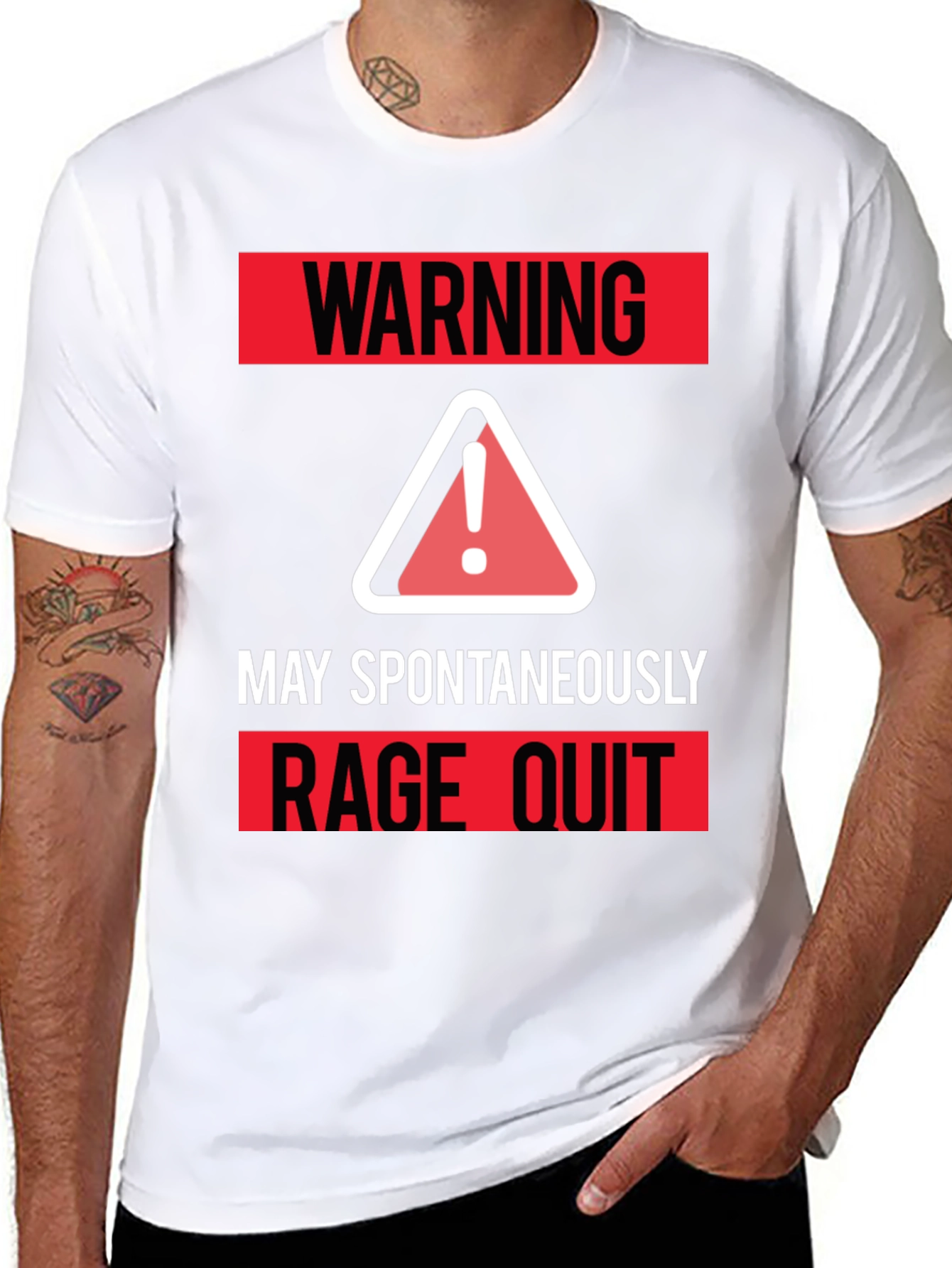 Warning May Spontaneously Rage Quit T-Shirt