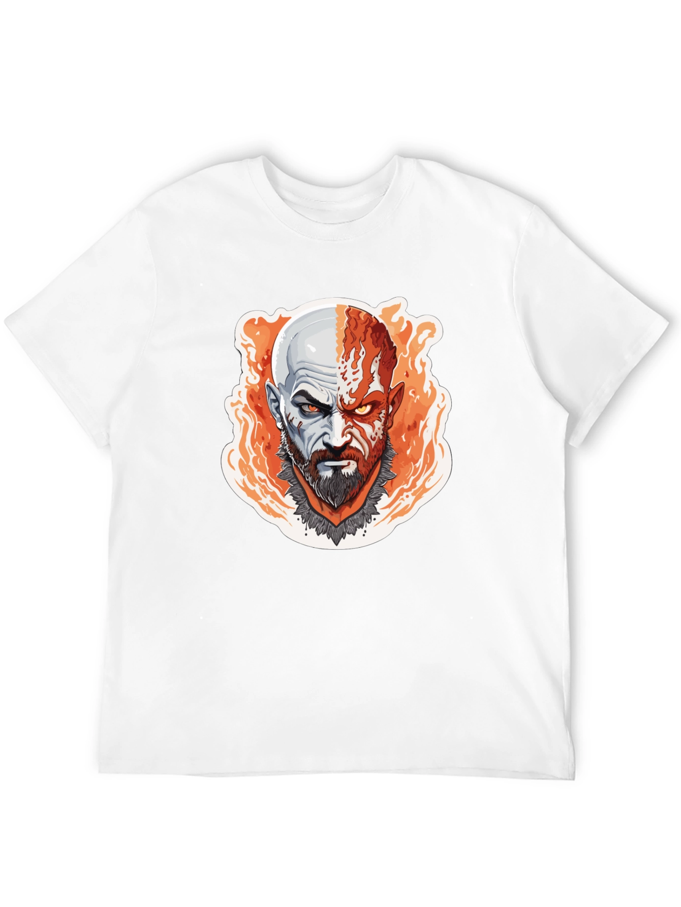 Kratos God of War Graphic T-Shirt - Black
