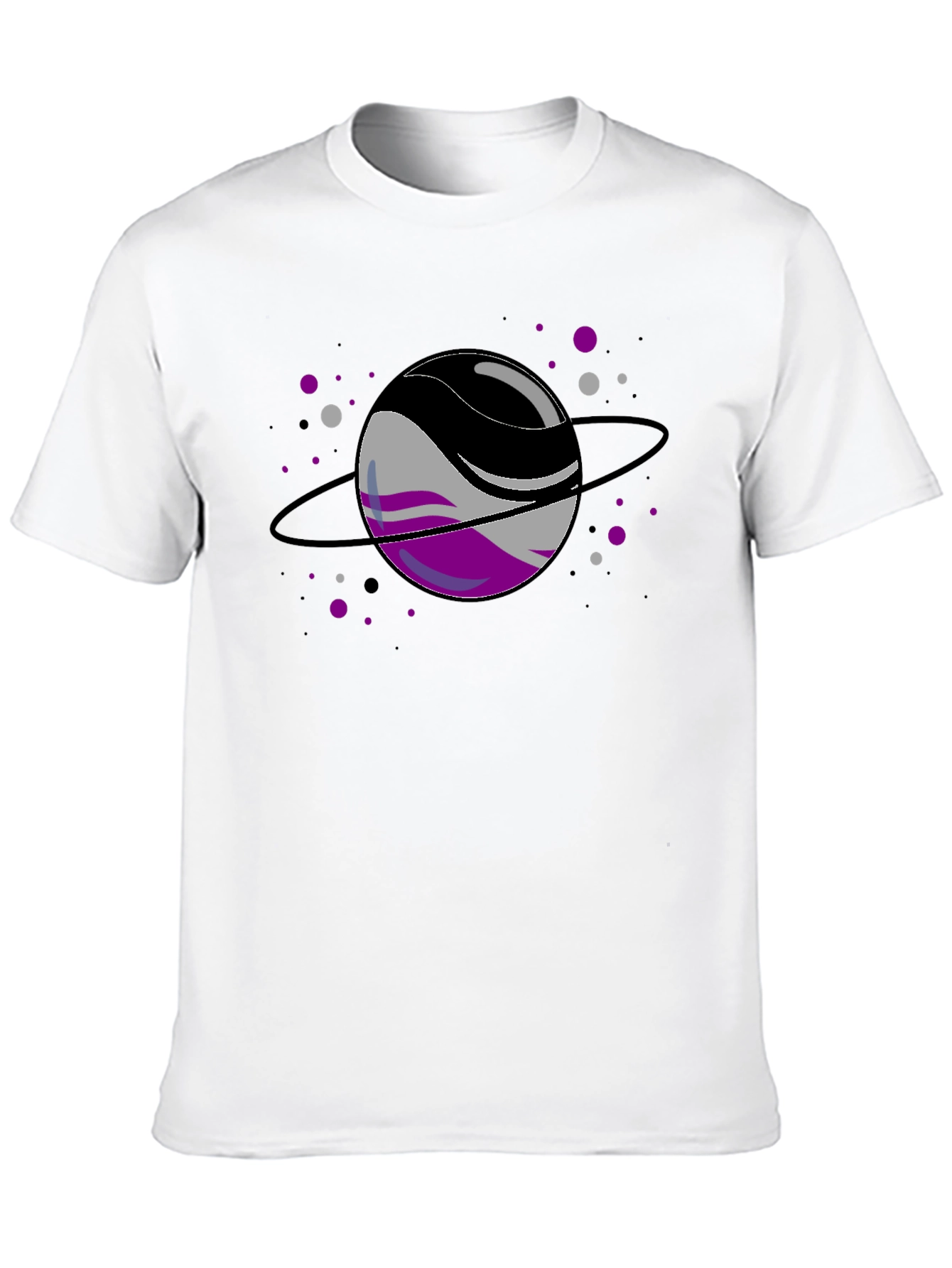 Asexual Pride Planet T-Shirt