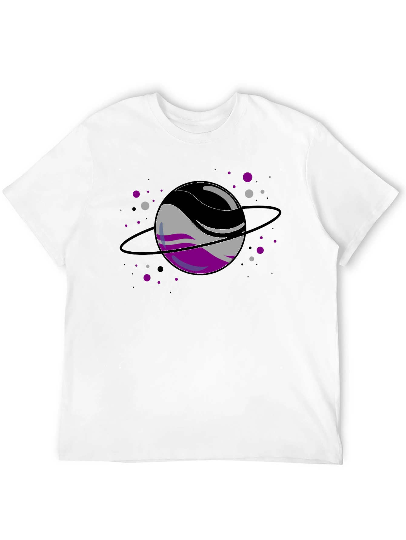 Asexual Pride Planet T-Shirt