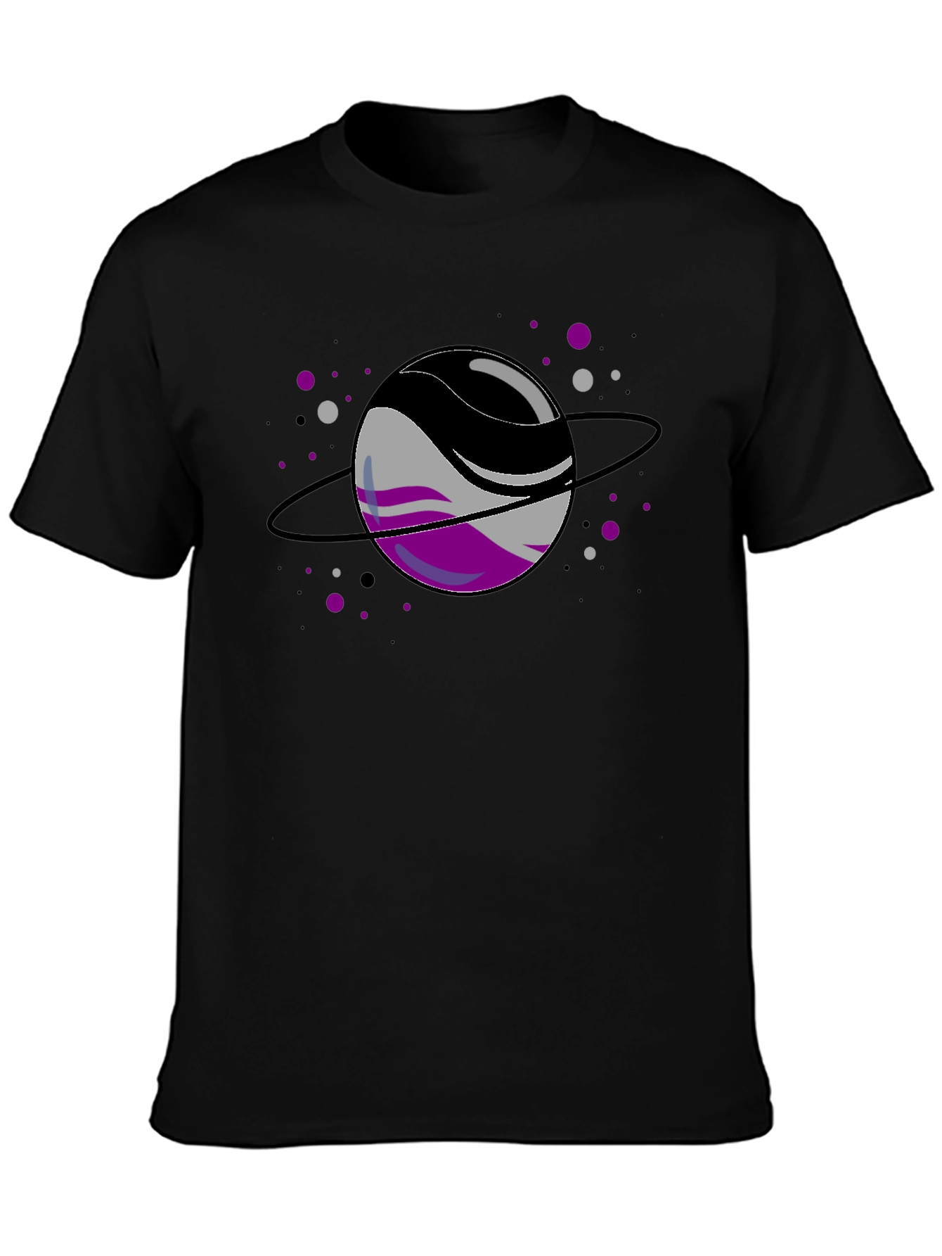 Asexual Pride Planet T-Shirt