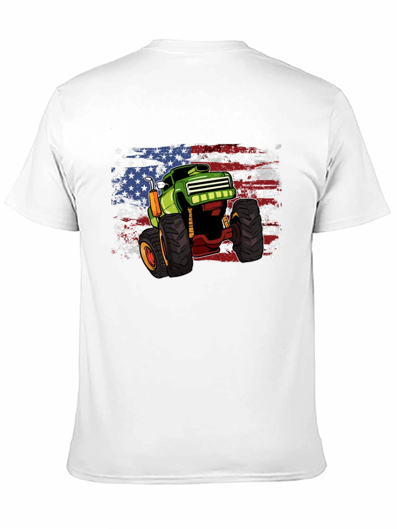 Monster Truck American Flag T-Shirt