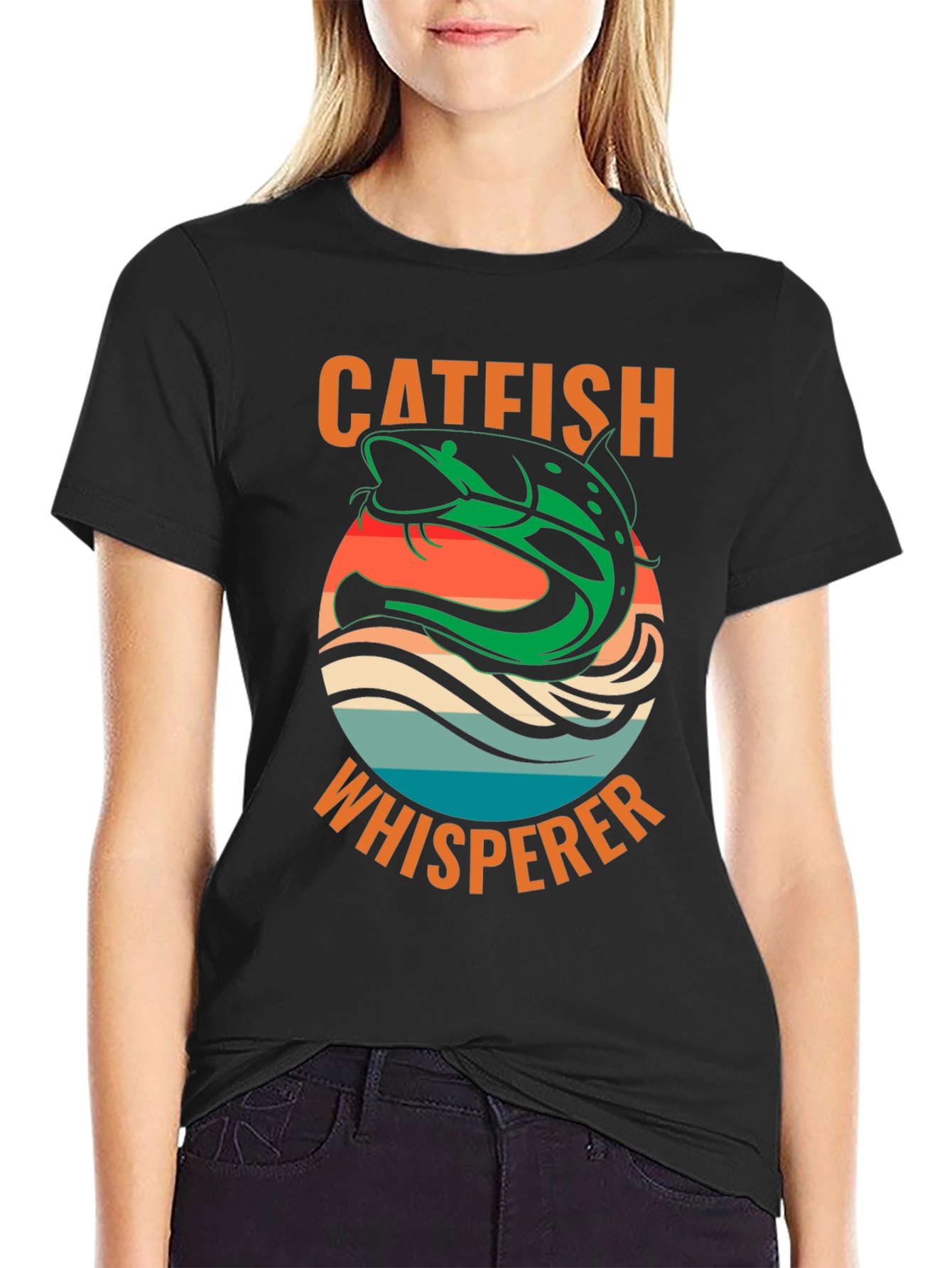 Catfish Whisperer Graphic T-Shirt - Fishing Lover Tee