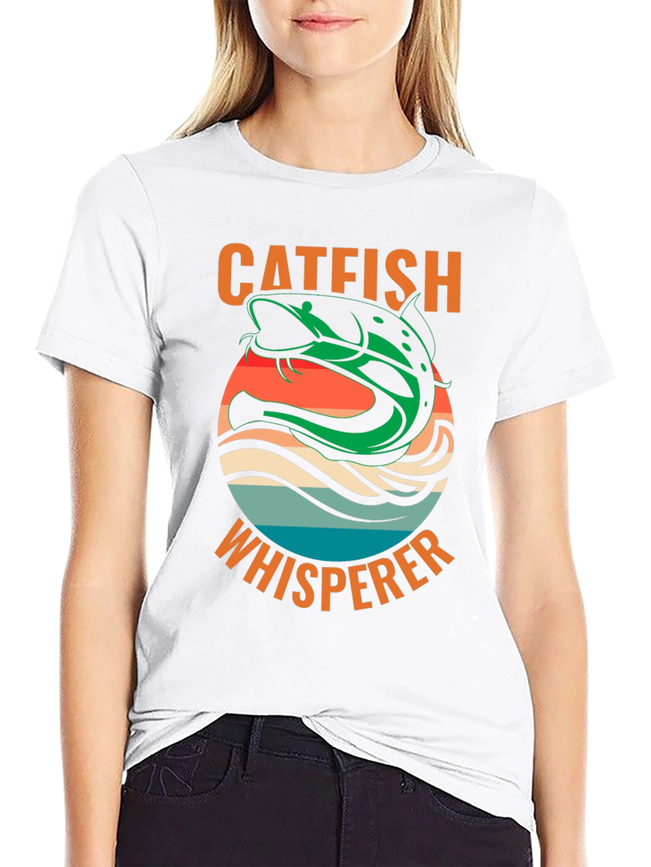 Catfish Whisperer Graphic T-Shirt - Fishing Lover Tee