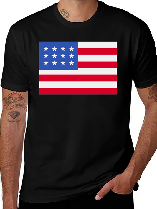 Vintage USA Flag T-Shirt - Retro Patriotic Tee