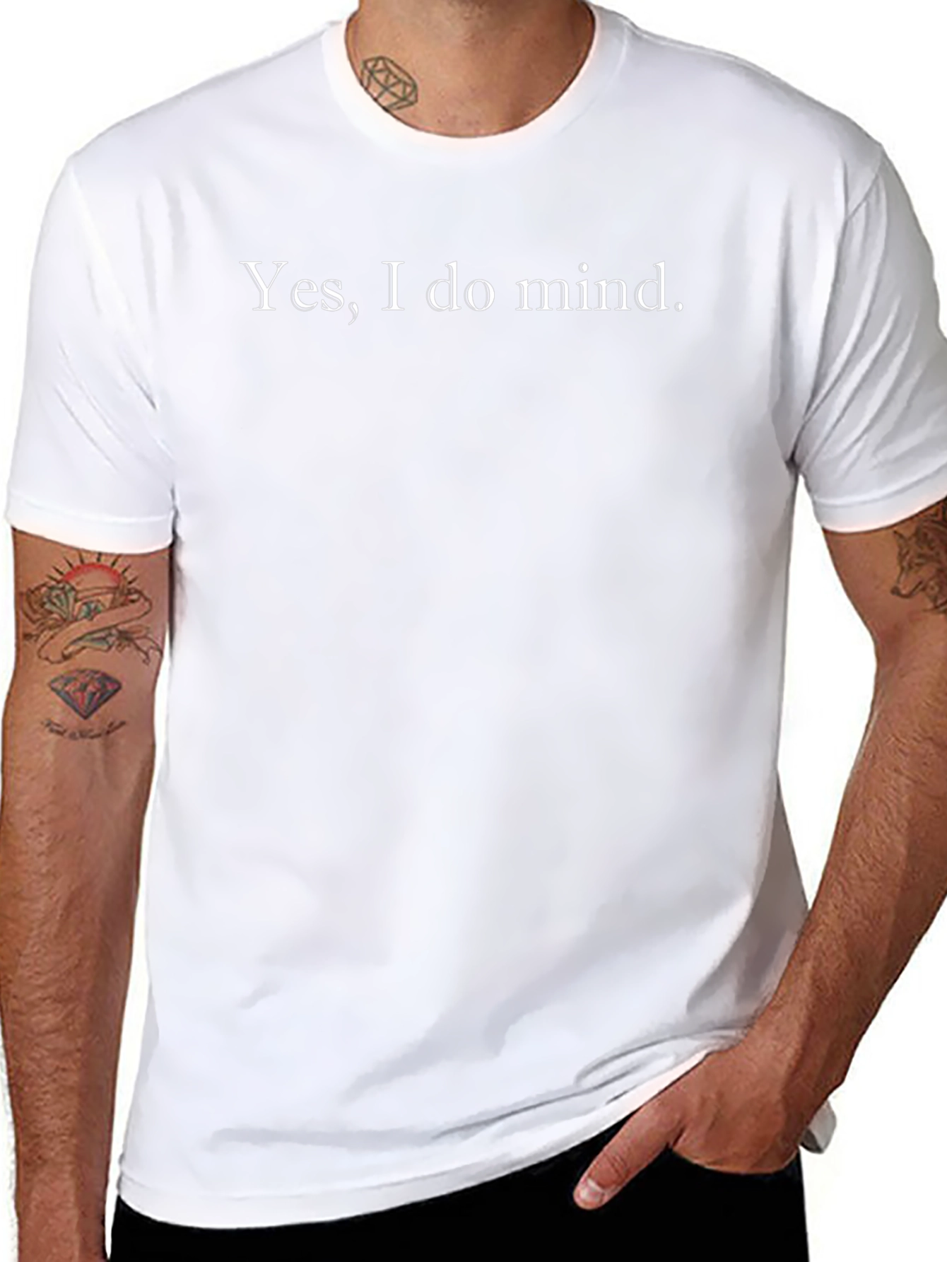Sarcastic Yes I Do Mind Graphic Tee