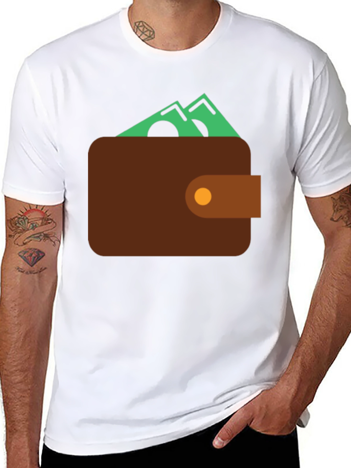 Money Wallet T-Shirt - Funny Graphic Tee