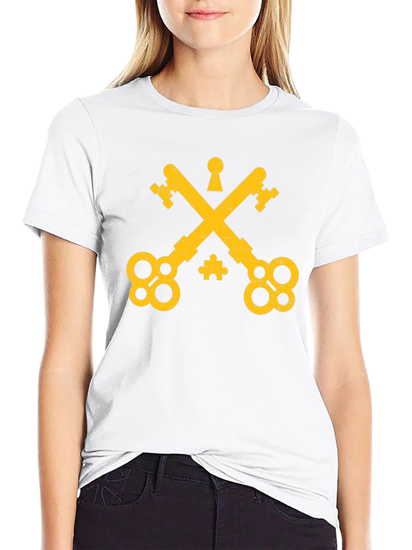 Vatican Keys Black T-Shirt