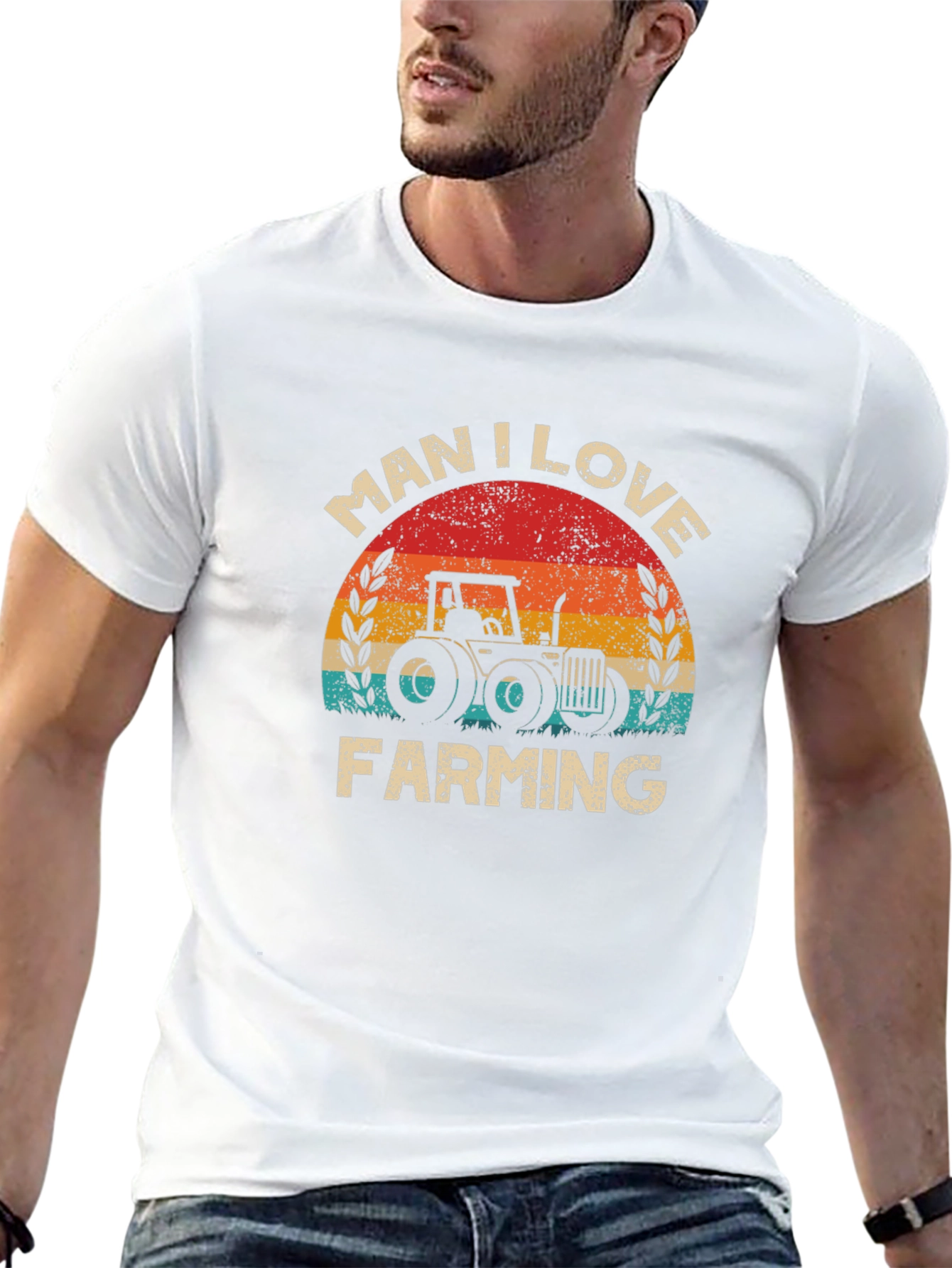 Man I Love Farming Graphic T-Shirt