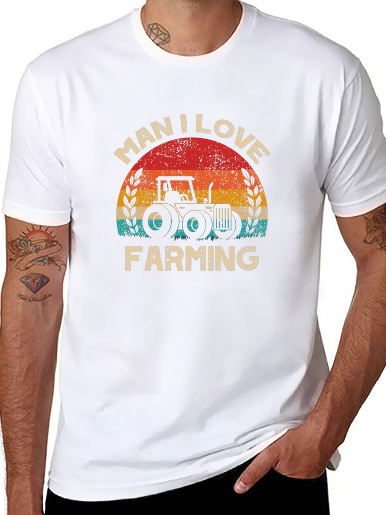 Man I Love Farming Graphic T-Shirt