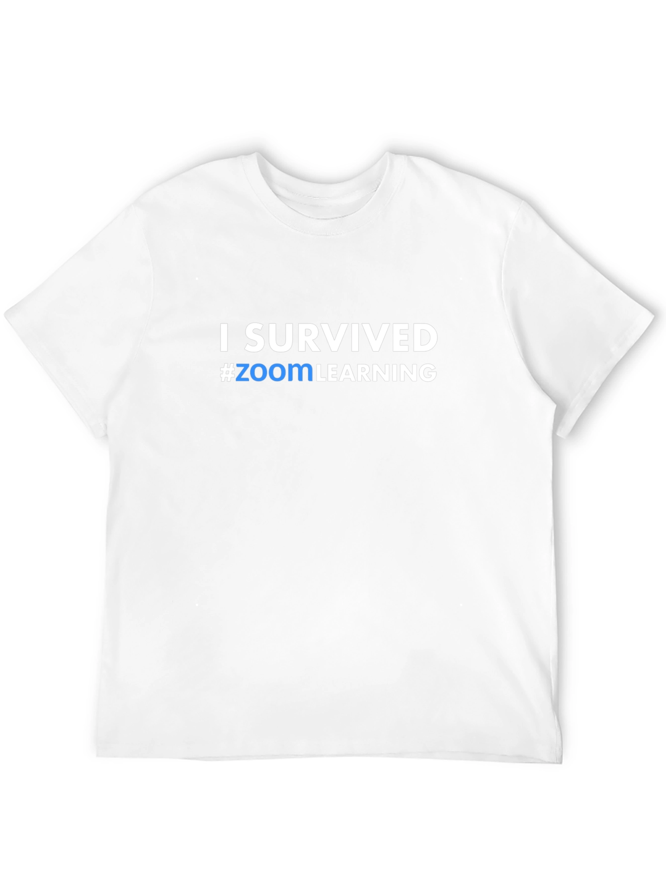 I Survived #zoomLEARNING T-Shirt - Black