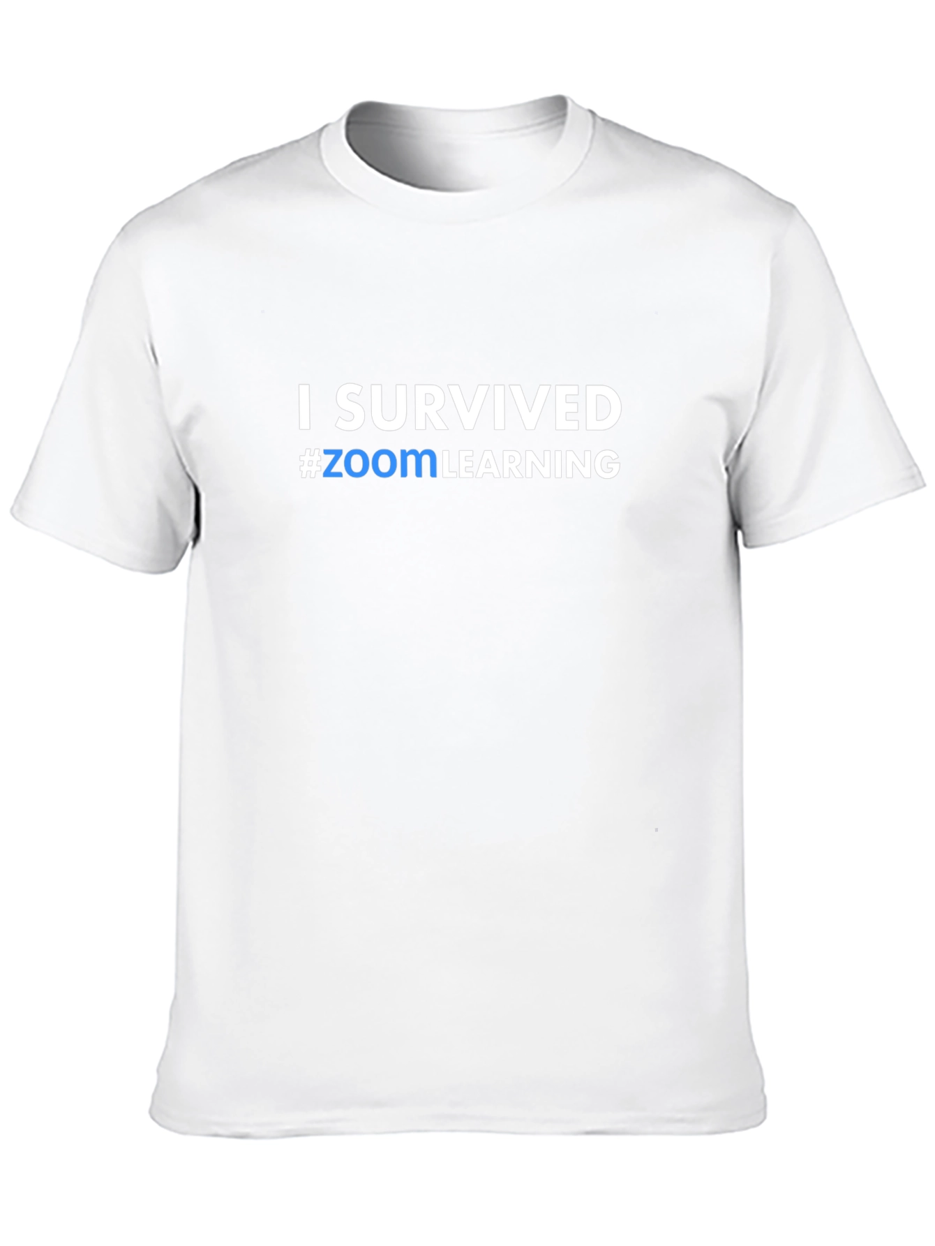 I Survived #zoomLEARNING T-Shirt - Black