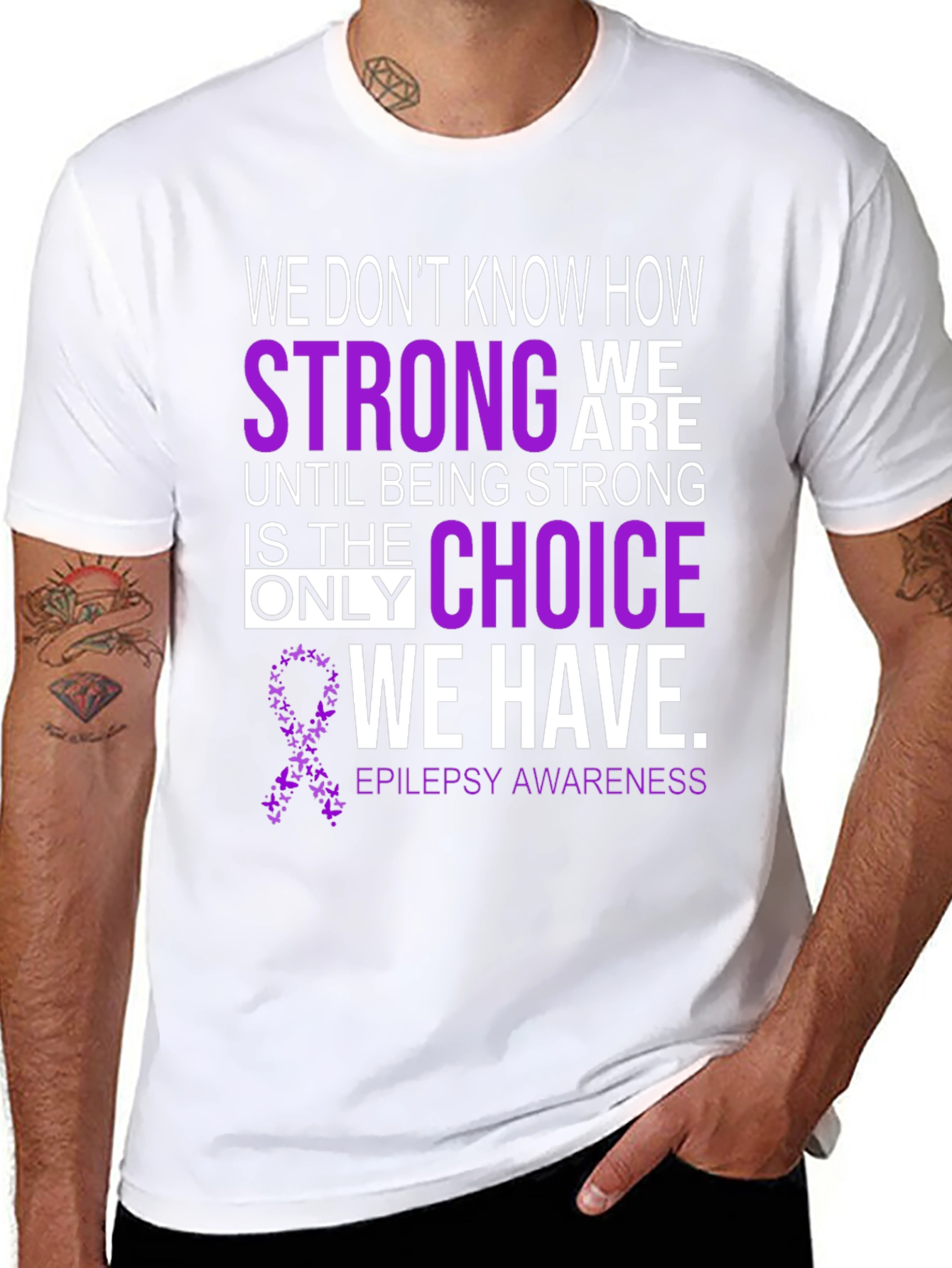 Epilepsy Awareness T-Shirt - Strong Choice