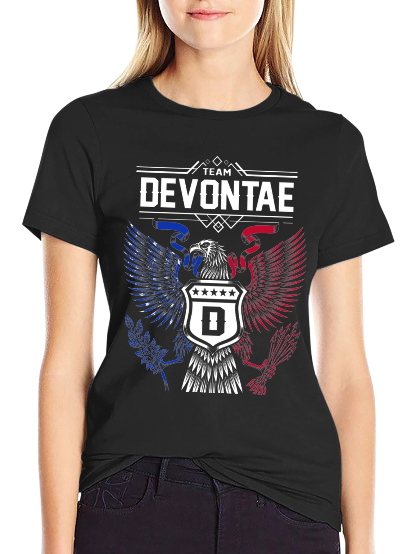 Team Devontae Patriotic Eagle T-Shirt